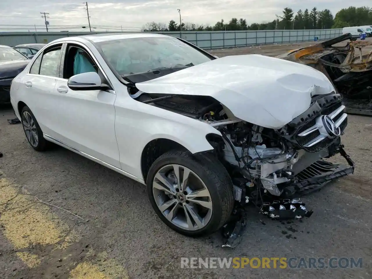 1 Photograph of a damaged car 55SWF8EB2LU325965 MERCEDES-BENZ C-CLASS 2020