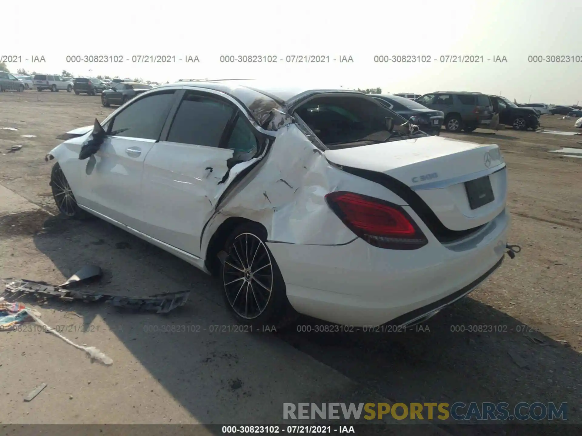 3 Photograph of a damaged car 55SWF8EB2LU326971 MERCEDES-BENZ C-CLASS 2020