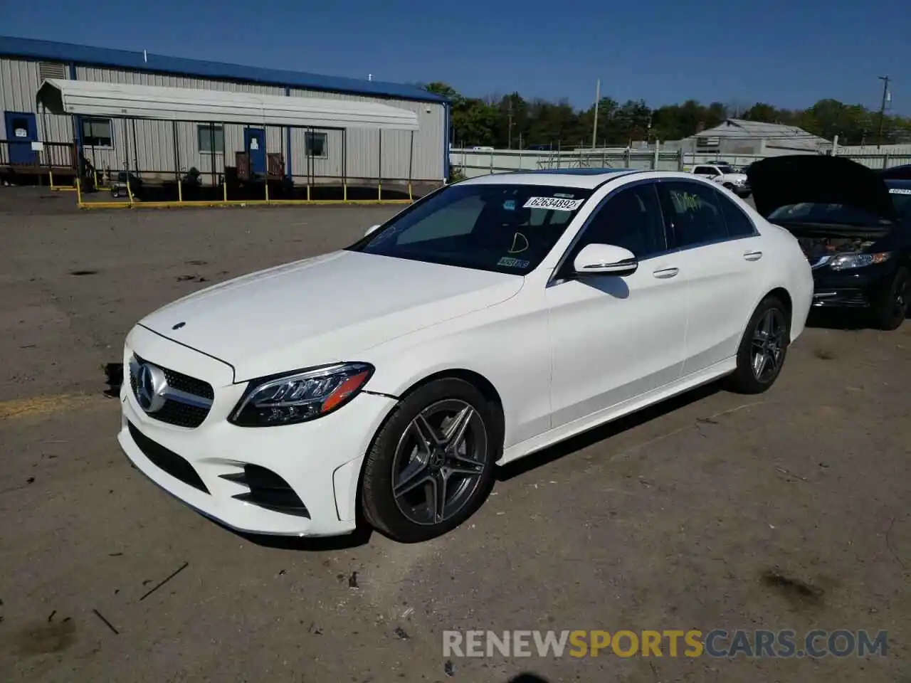 2 Photograph of a damaged car 55SWF8EB3LU323903 MERCEDES-BENZ C-CLASS 2020