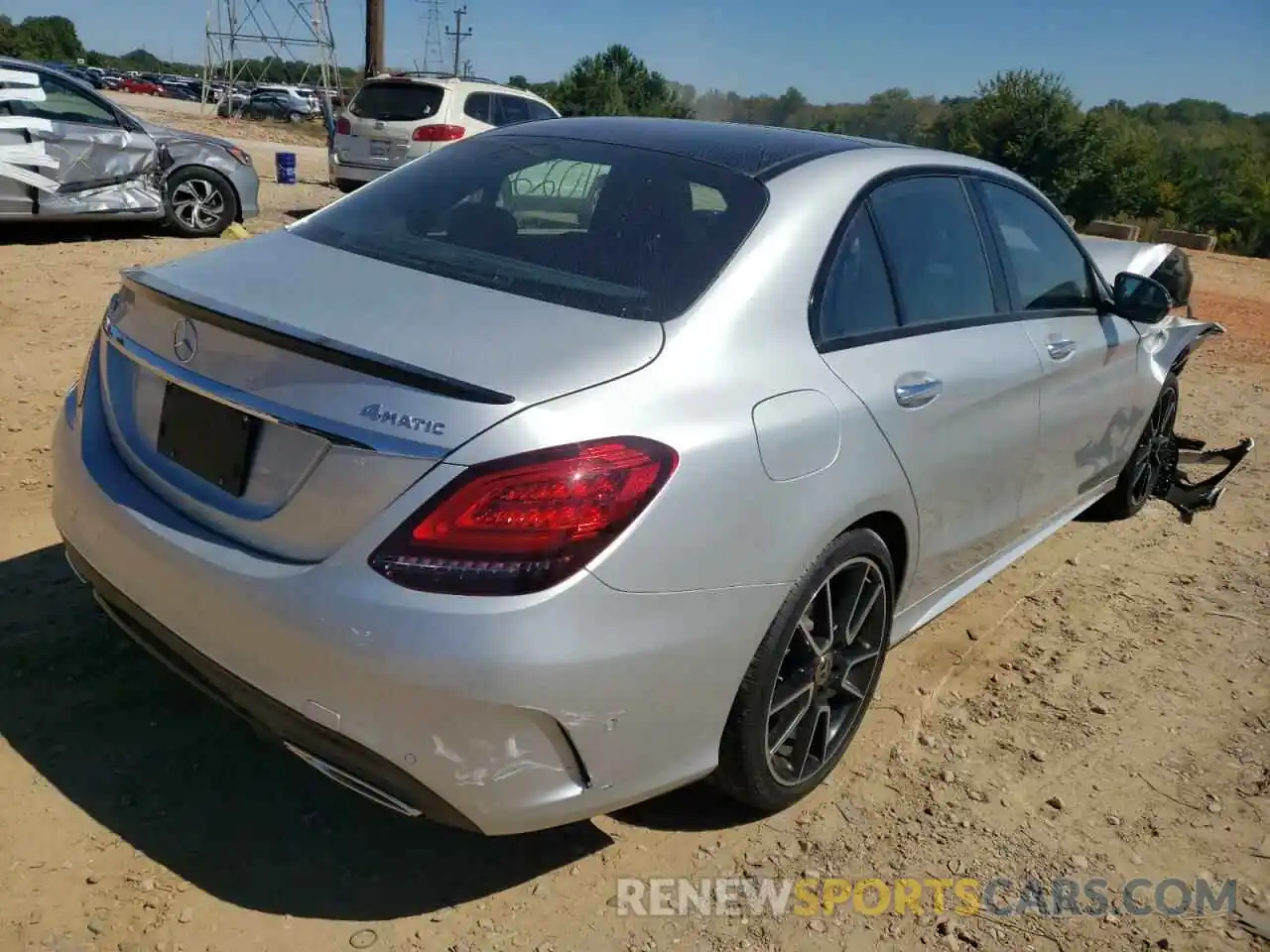 4 Photograph of a damaged car 55SWF8EB3LU327157 MERCEDES-BENZ C-CLASS 2020