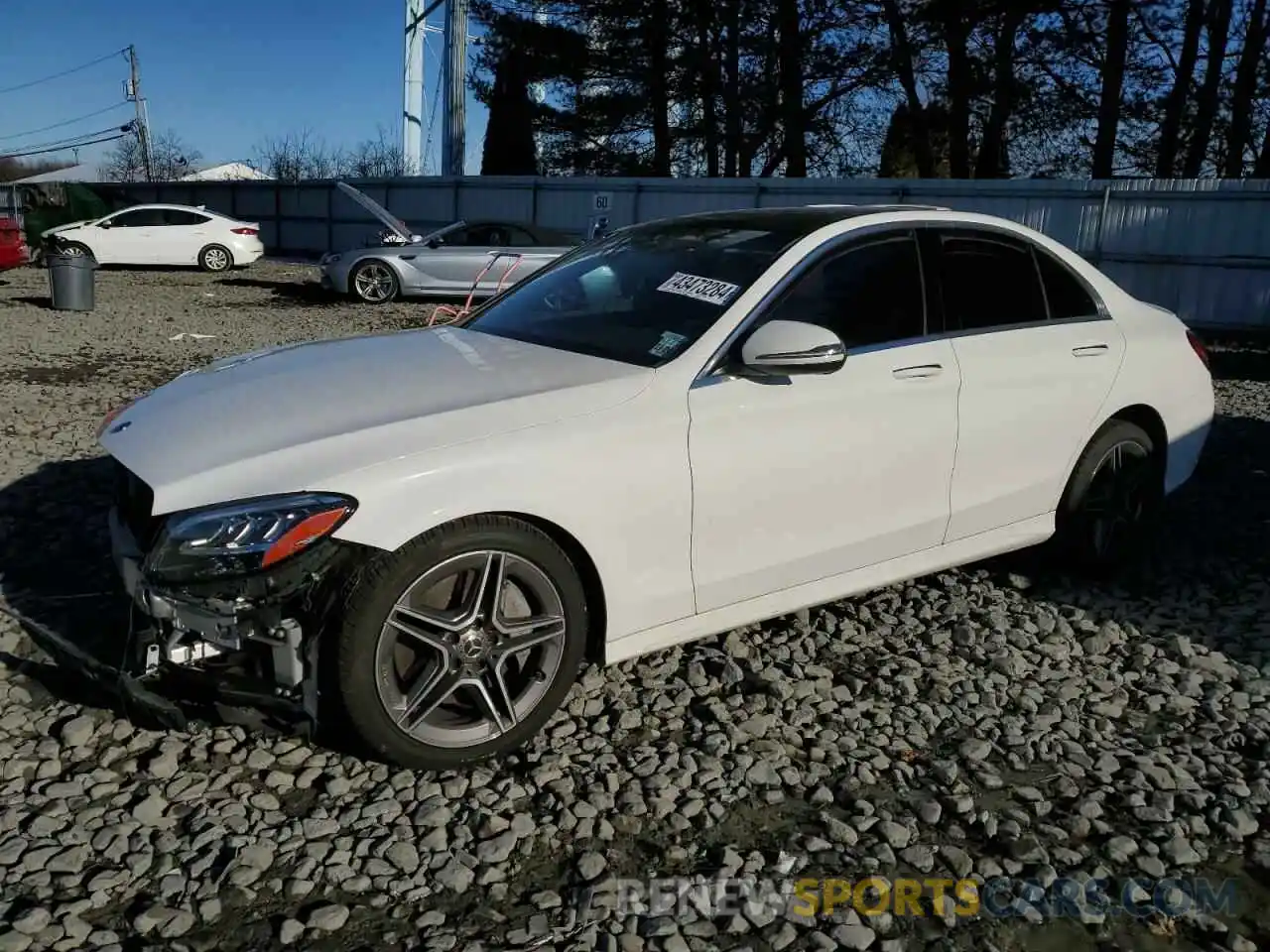 1 Photograph of a damaged car 55SWF8EB4LU324526 MERCEDES-BENZ C-CLASS 2020