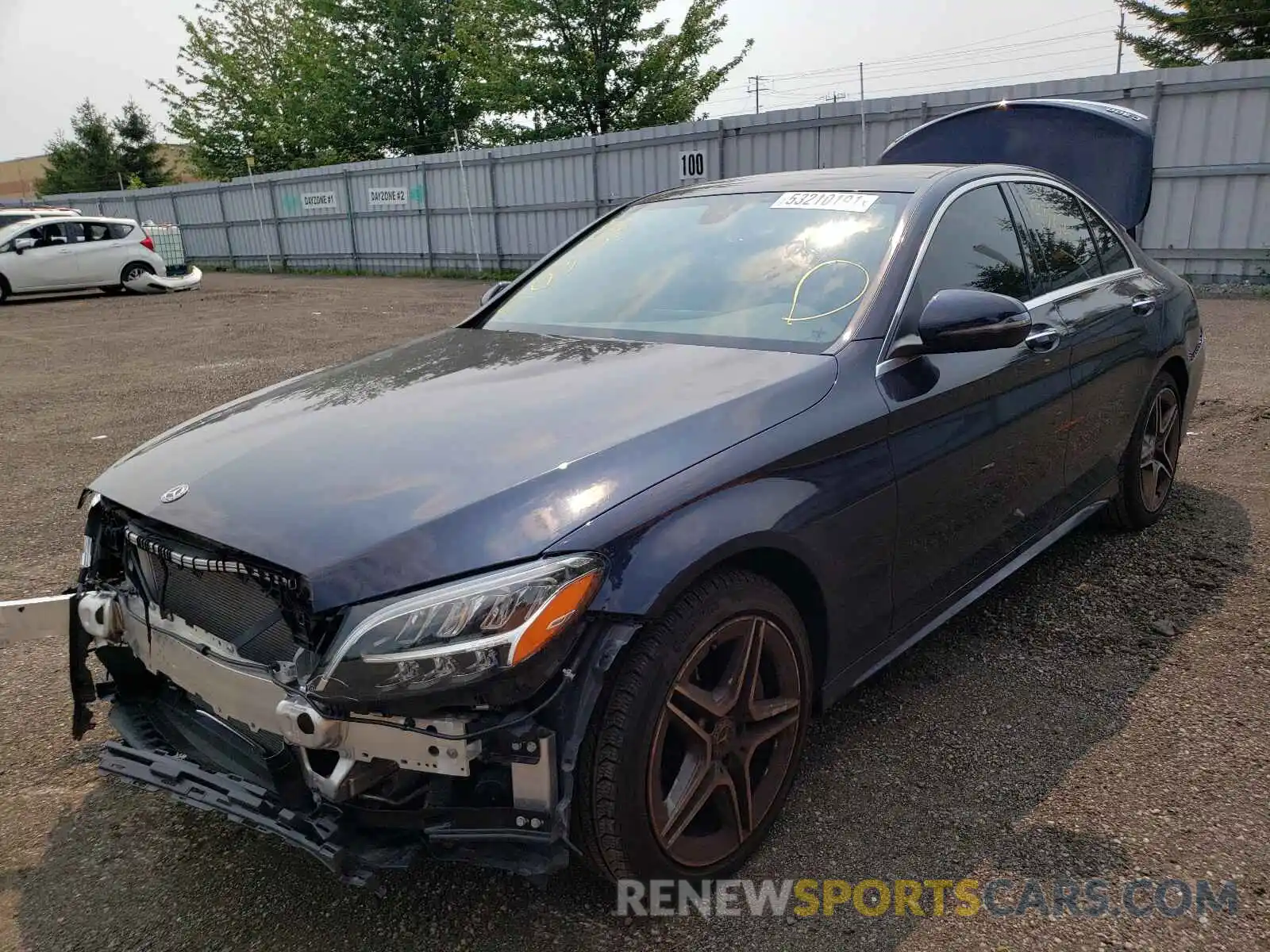 2 Photograph of a damaged car 55SWF8EB4LU331380 MERCEDES-BENZ C-CLASS 2020