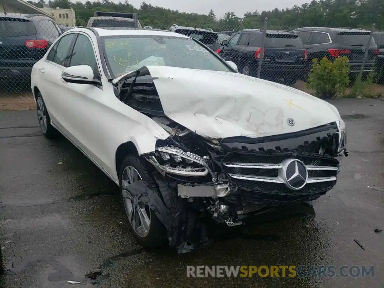 1 Photograph of a damaged car 55SWF8EB5LU324759 MERCEDES-BENZ C-CLASS 2020