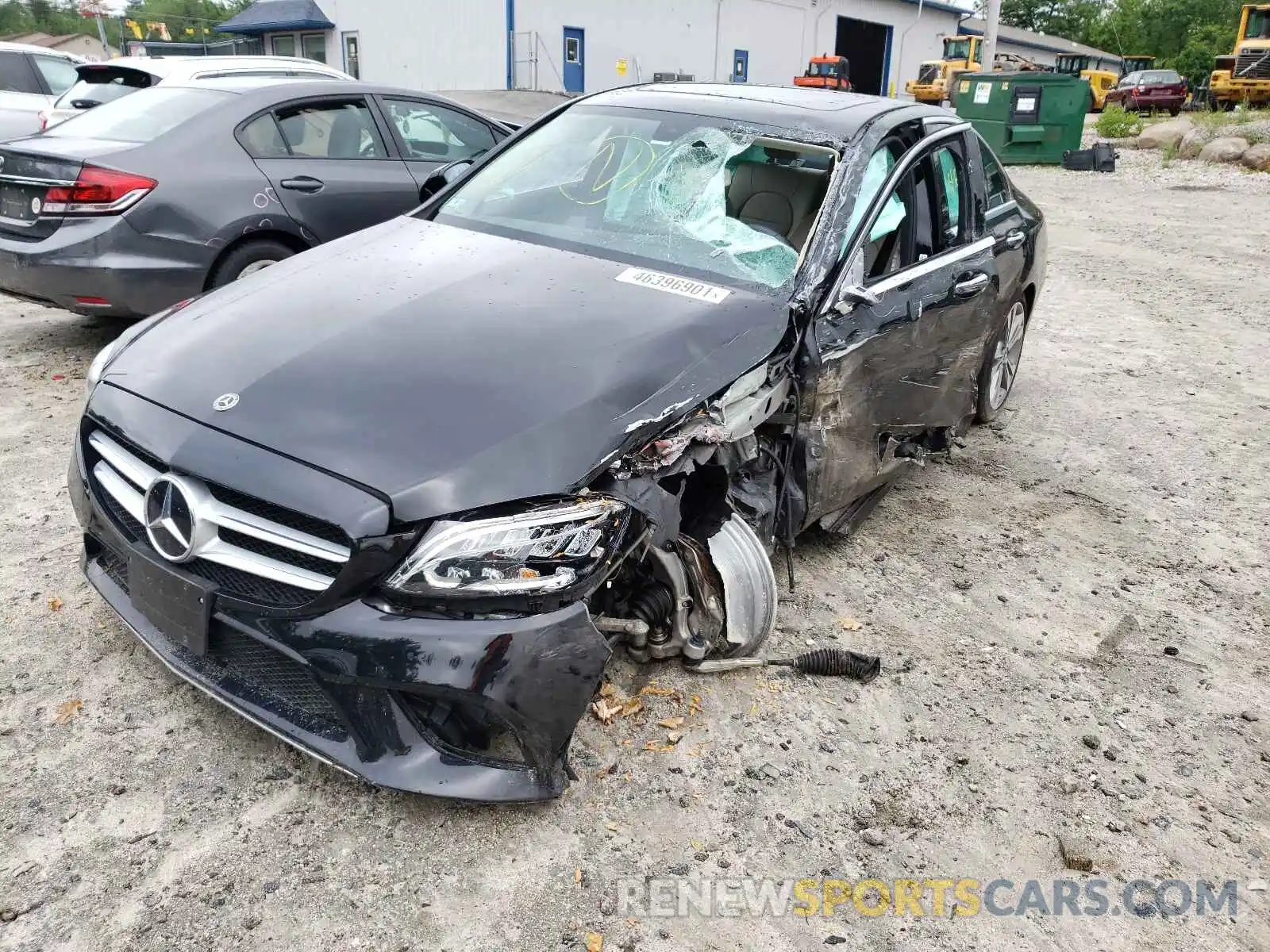 2 Photograph of a damaged car 55SWF8EB5LU325894 MERCEDES-BENZ C-CLASS 2020