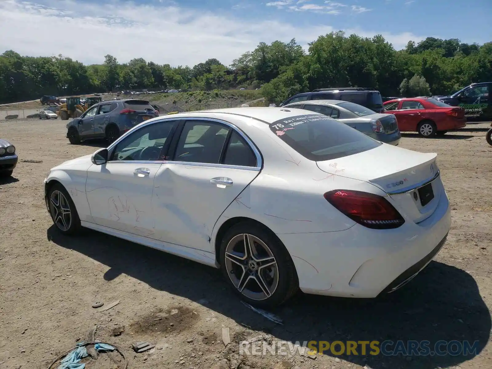 3 Photograph of a damaged car 55SWF8EB5LU326270 MERCEDES-BENZ C CLASS 2020