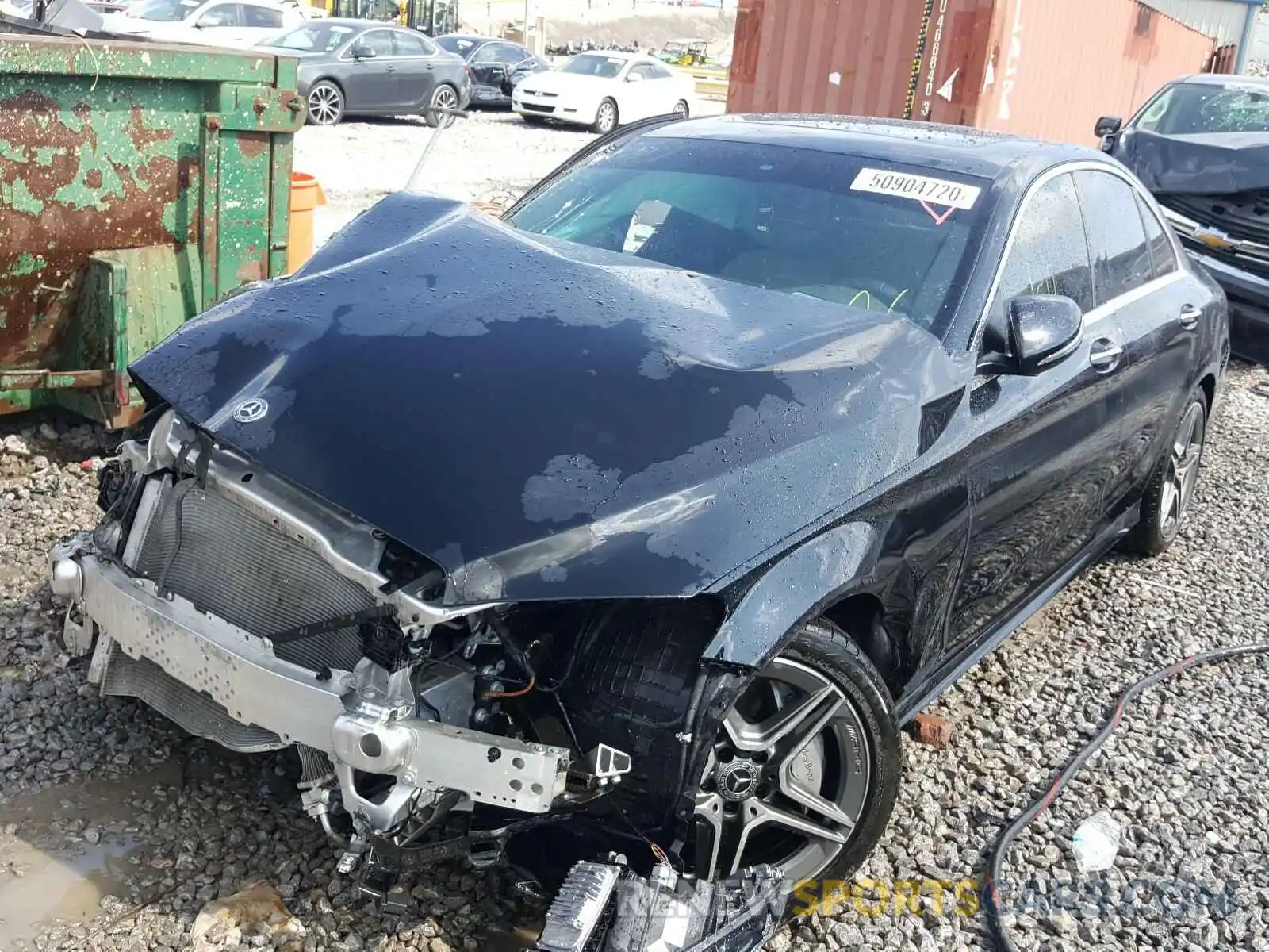 2 Photograph of a damaged car 55SWF8EB5LU326351 MERCEDES-BENZ C CLASS 2020