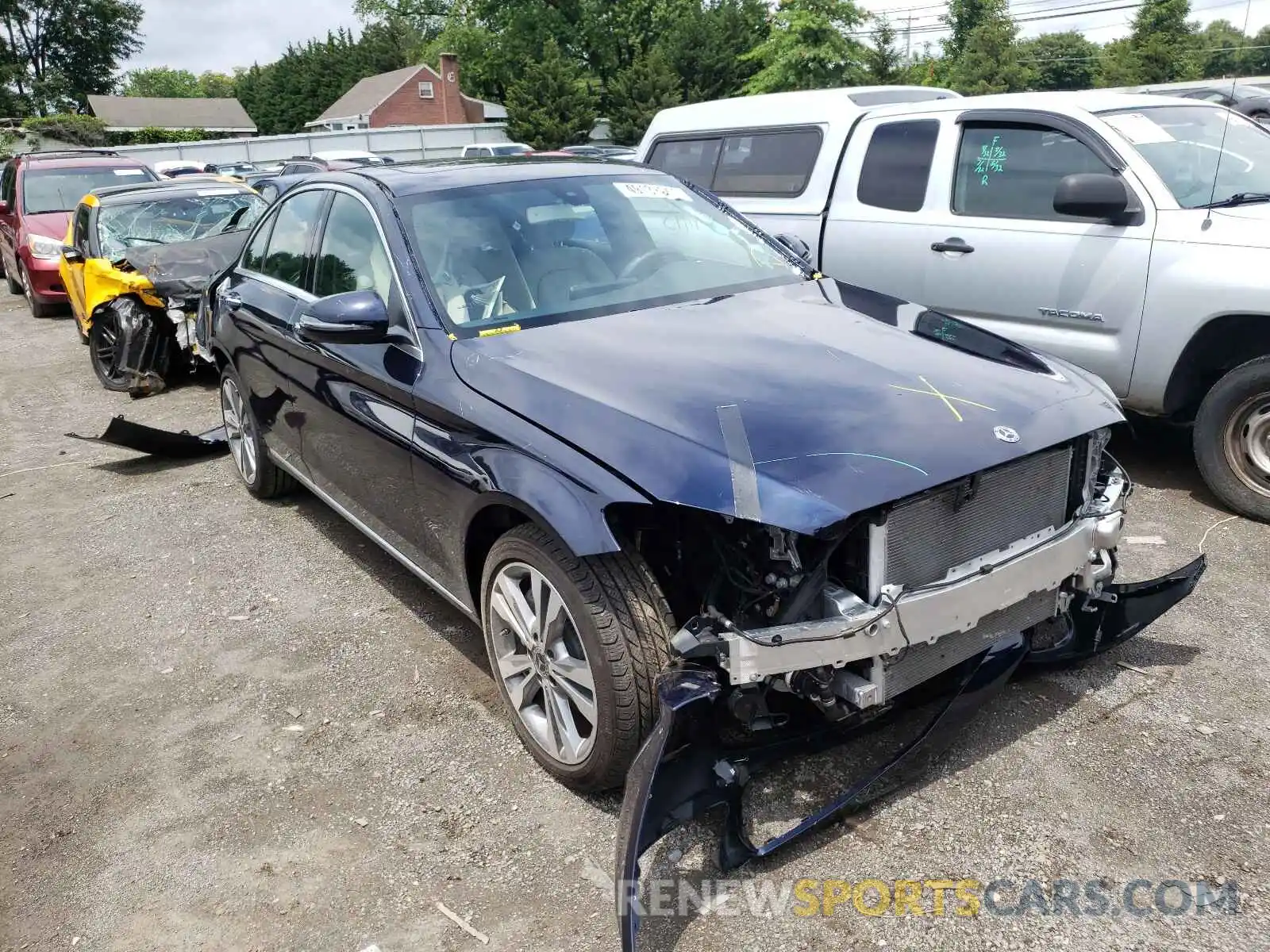 1 Photograph of a damaged car 55SWF8EB5LU327516 MERCEDES-BENZ C-CLASS 2020