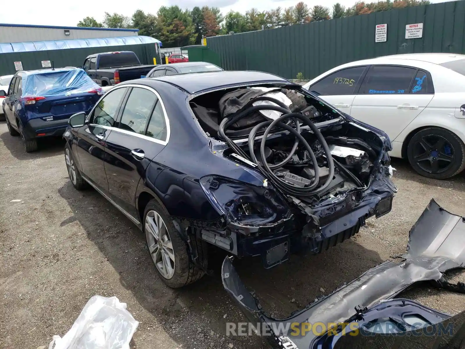 3 Photograph of a damaged car 55SWF8EB5LU327516 MERCEDES-BENZ C-CLASS 2020