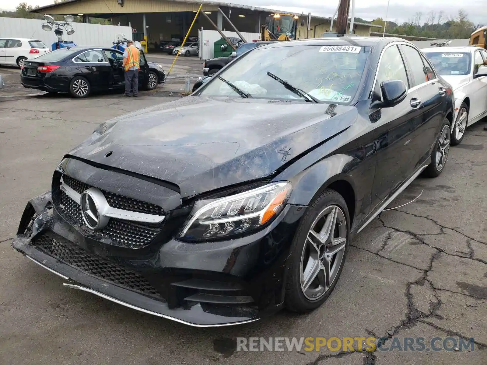 2 Photograph of a damaged car 55SWF8EB5LU329640 MERCEDES-BENZ C-CLASS 2020