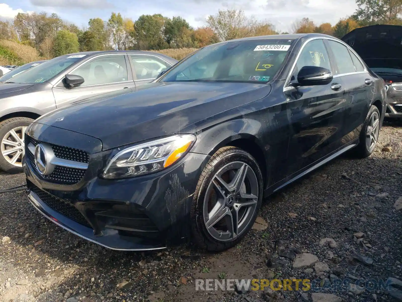 2 Photograph of a damaged car 55SWF8EB5LU330142 MERCEDES-BENZ C-CLASS 2020