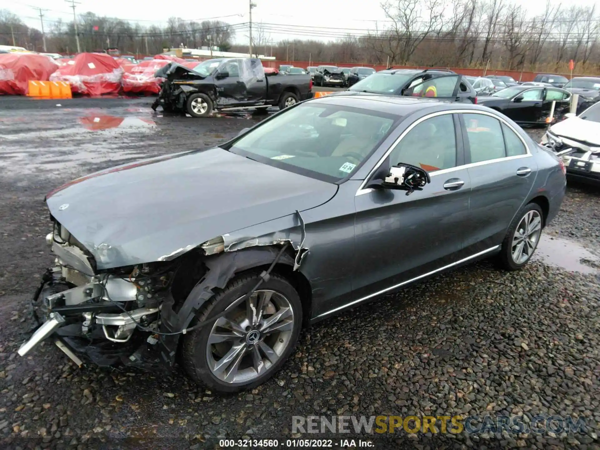 2 Photograph of a damaged car 55SWF8EB6LU323040 MERCEDES-BENZ C-CLASS 2020