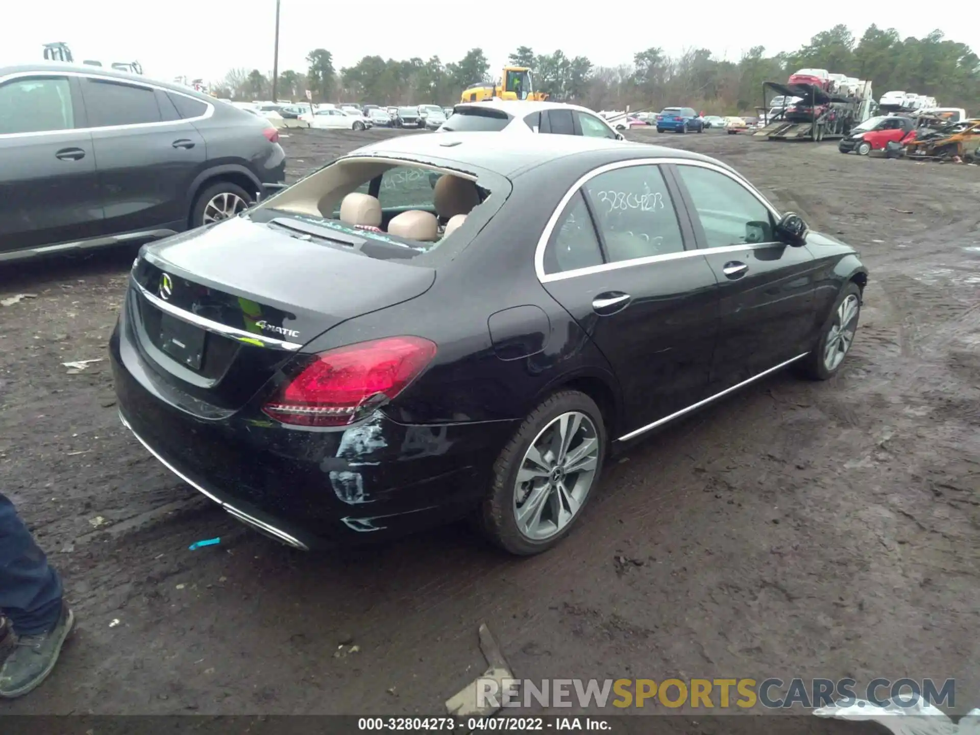 4 Photograph of a damaged car 55SWF8EB6LU325631 MERCEDES-BENZ C-CLASS 2020