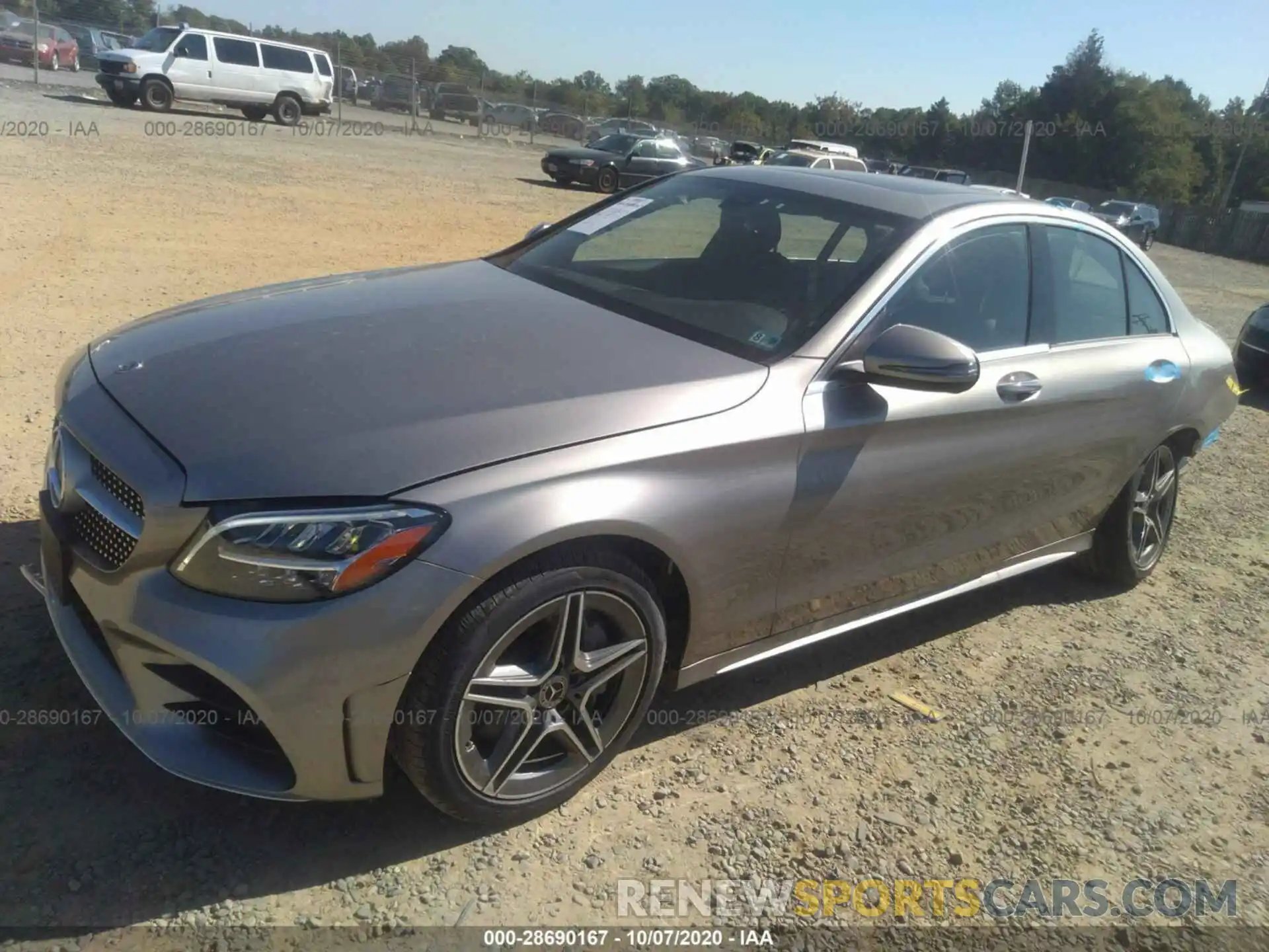 2 Photograph of a damaged car 55SWF8EB6LU325922 MERCEDES-BENZ C-CLASS 2020