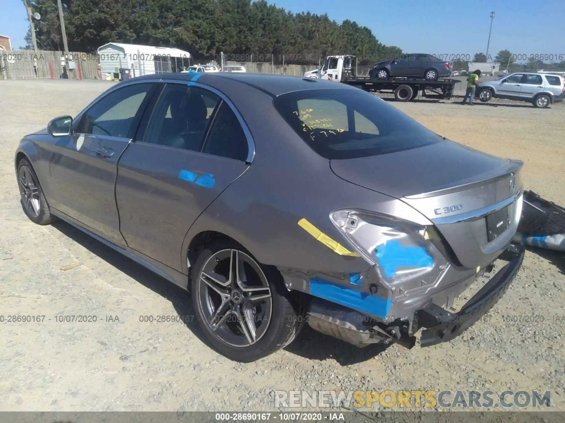 3 Photograph of a damaged car 55SWF8EB6LU325922 MERCEDES-BENZ C-CLASS 2020