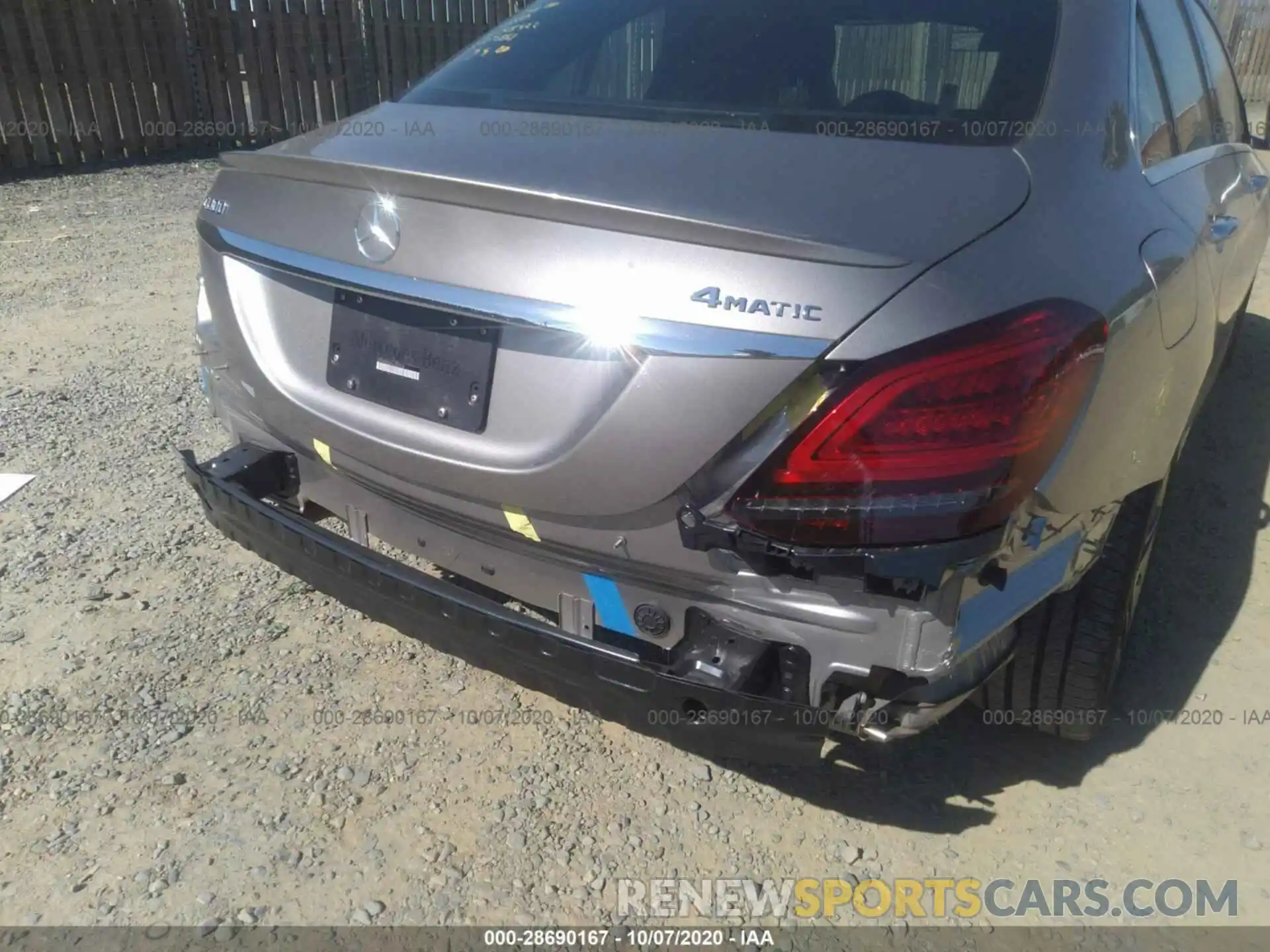 6 Фотография поврежденного автомобиля 55SWF8EB6LU325922 MERCEDES-BENZ C-CLASS 2020