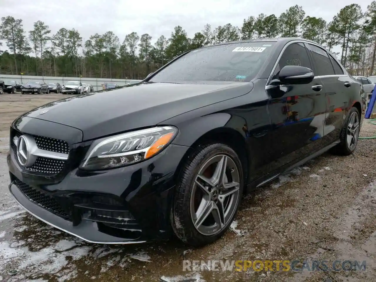 2 Photograph of a damaged car 55SWF8EB6LU328397 MERCEDES-BENZ C-CLASS 2020