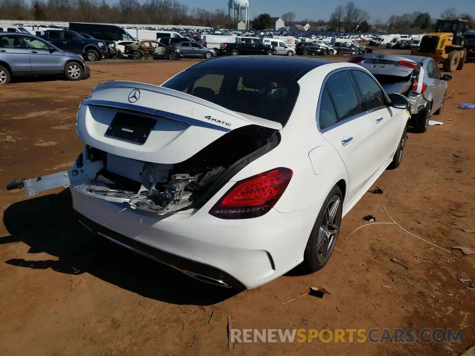 4 Photograph of a damaged car 55SWF8EB6LU329128 MERCEDES-BENZ C CLASS 2020