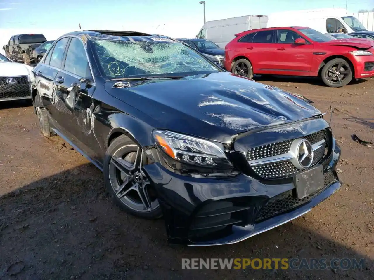 1 Photograph of a damaged car 55SWF8EB6LU333213 MERCEDES-BENZ C-CLASS 2020