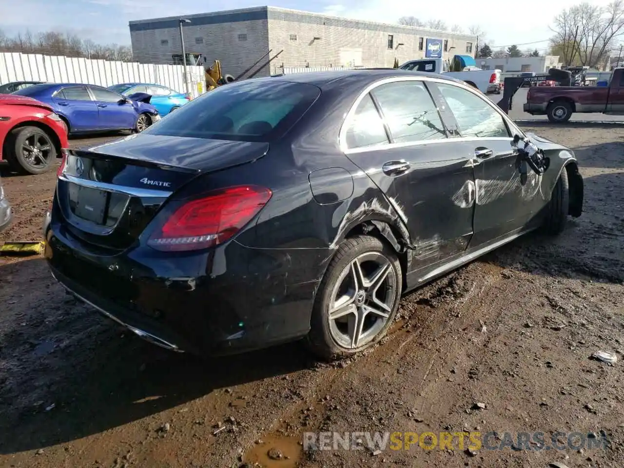 4 Photograph of a damaged car 55SWF8EB6LU333213 MERCEDES-BENZ C-CLASS 2020