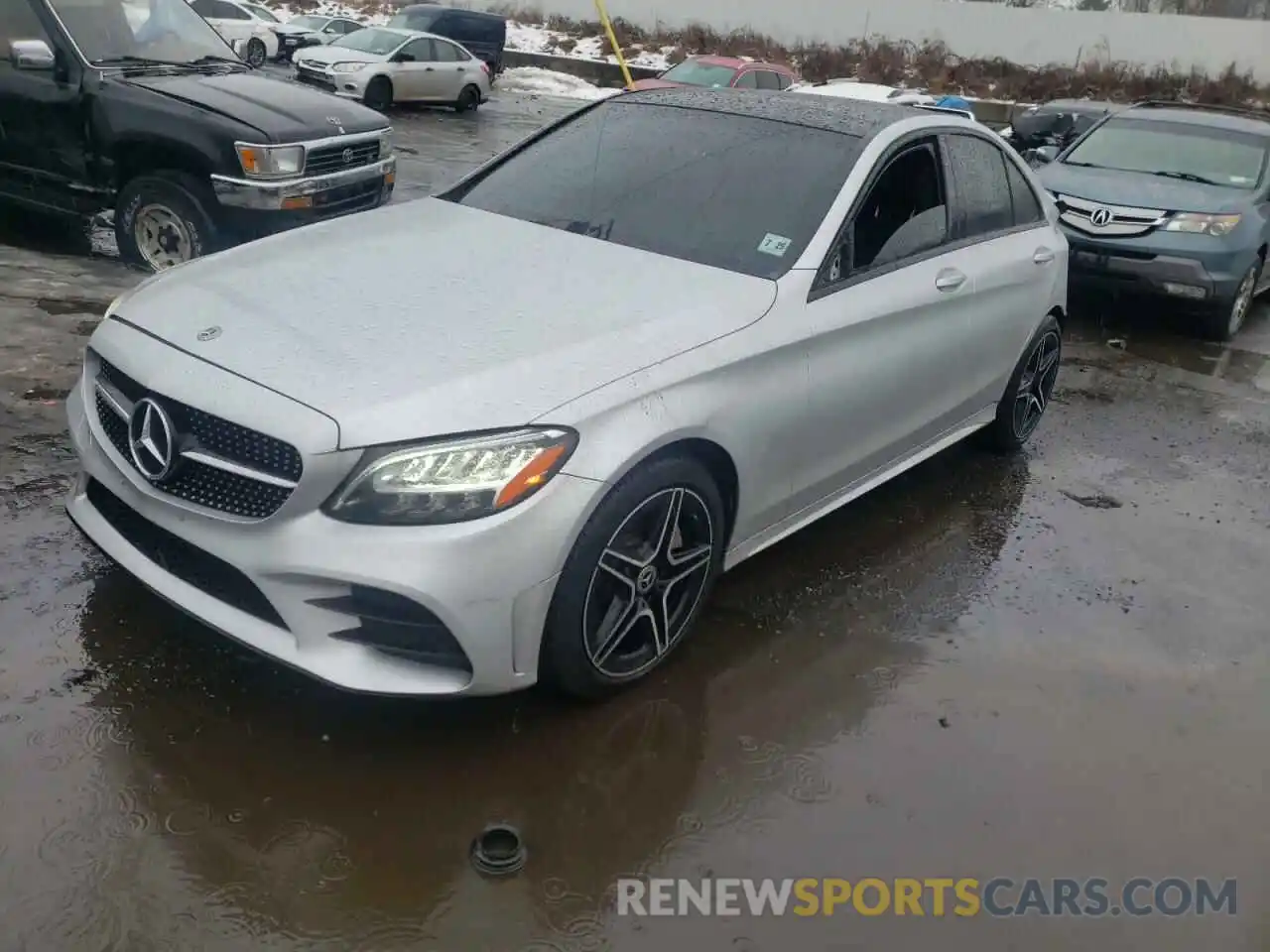 2 Photograph of a damaged car 55SWF8EB6LU333907 MERCEDES-BENZ C-CLASS 2020