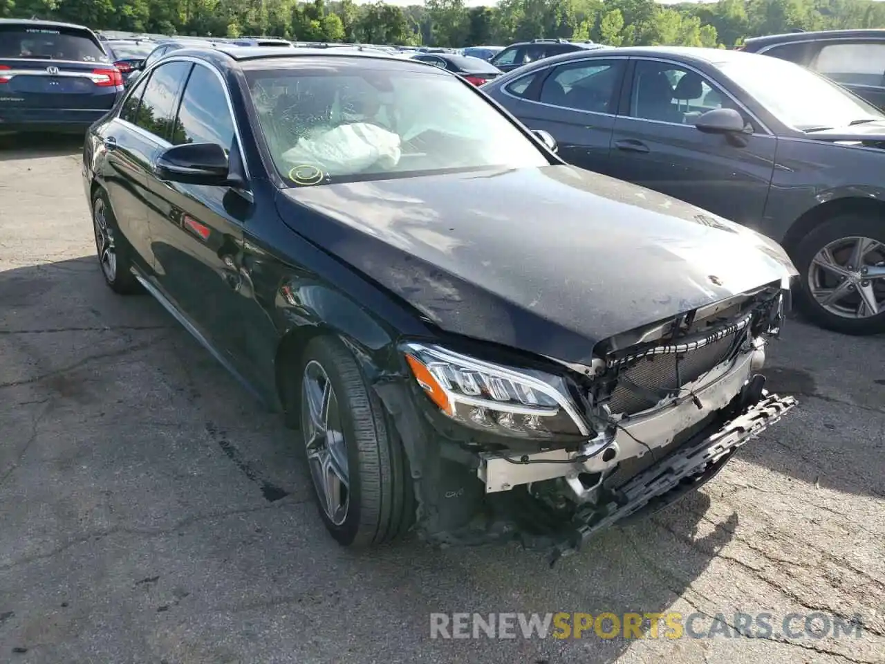 1 Photograph of a damaged car 55SWF8EB7LU329171 MERCEDES-BENZ C-CLASS 2020