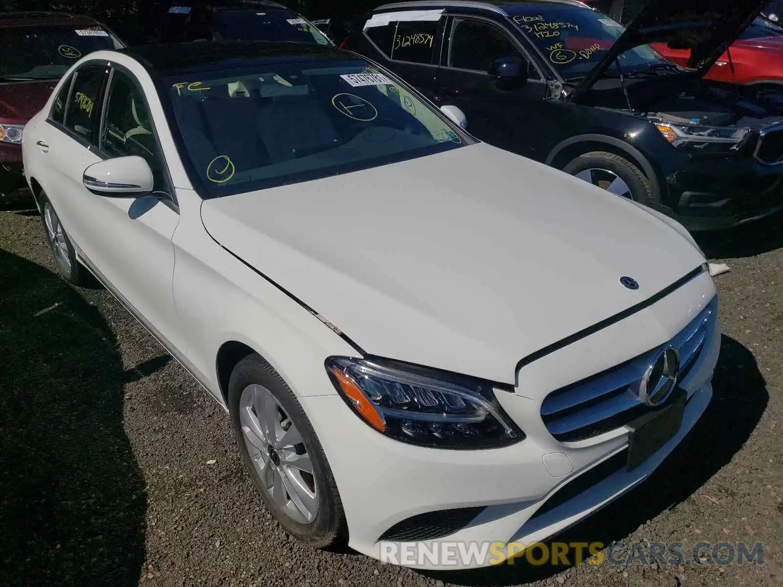 1 Photograph of a damaged car 55SWF8EB7LU330143 MERCEDES-BENZ C-CLASS 2020