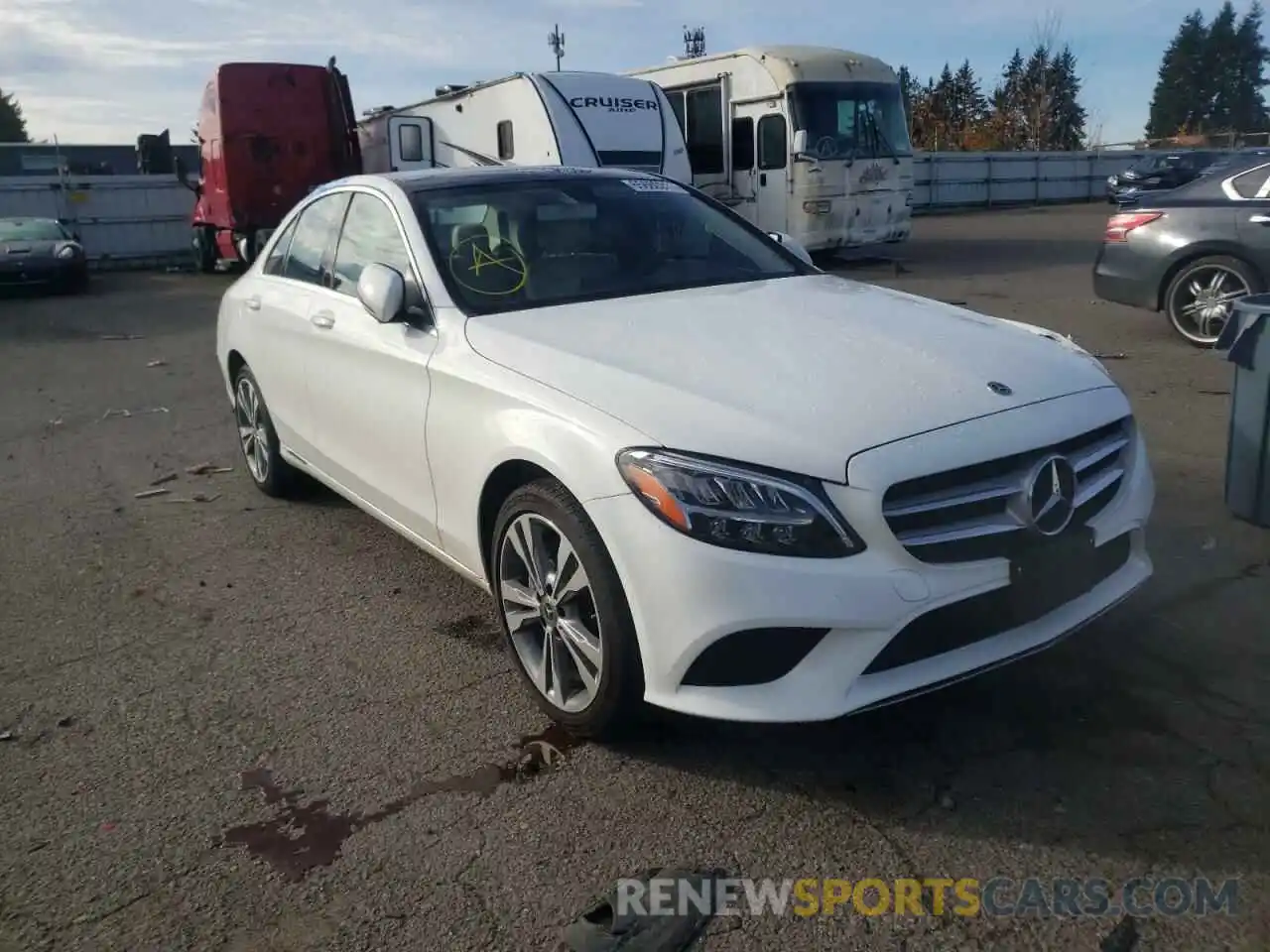 1 Photograph of a damaged car 55SWF8EB8LU323007 MERCEDES-BENZ C-CLASS 2020