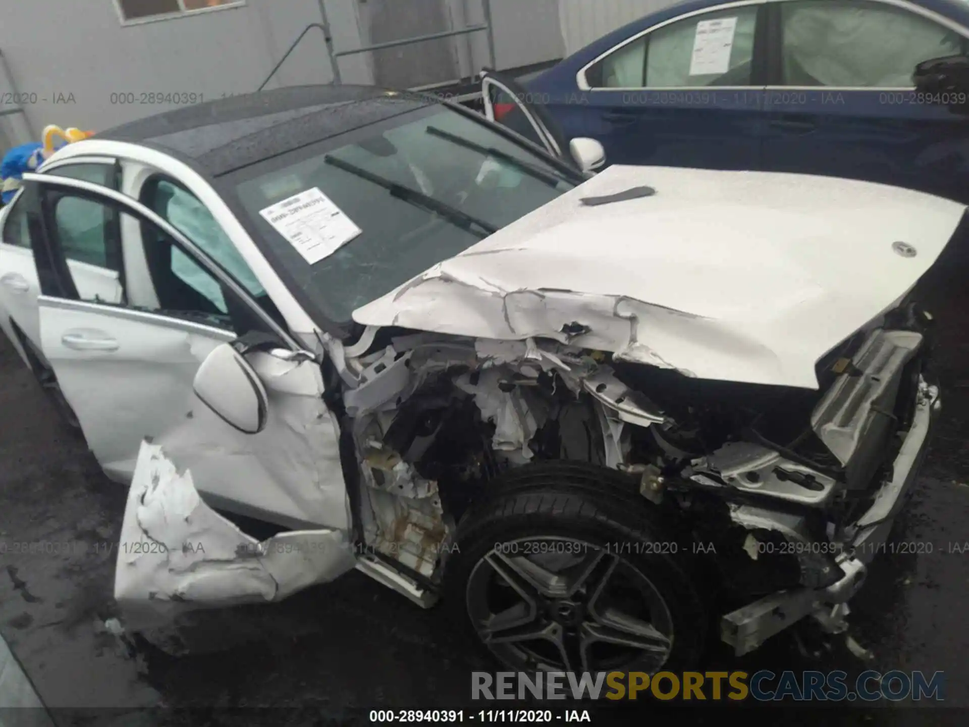 1 Photograph of a damaged car 55SWF8EB8LU326537 MERCEDES-BENZ C-CLASS 2020