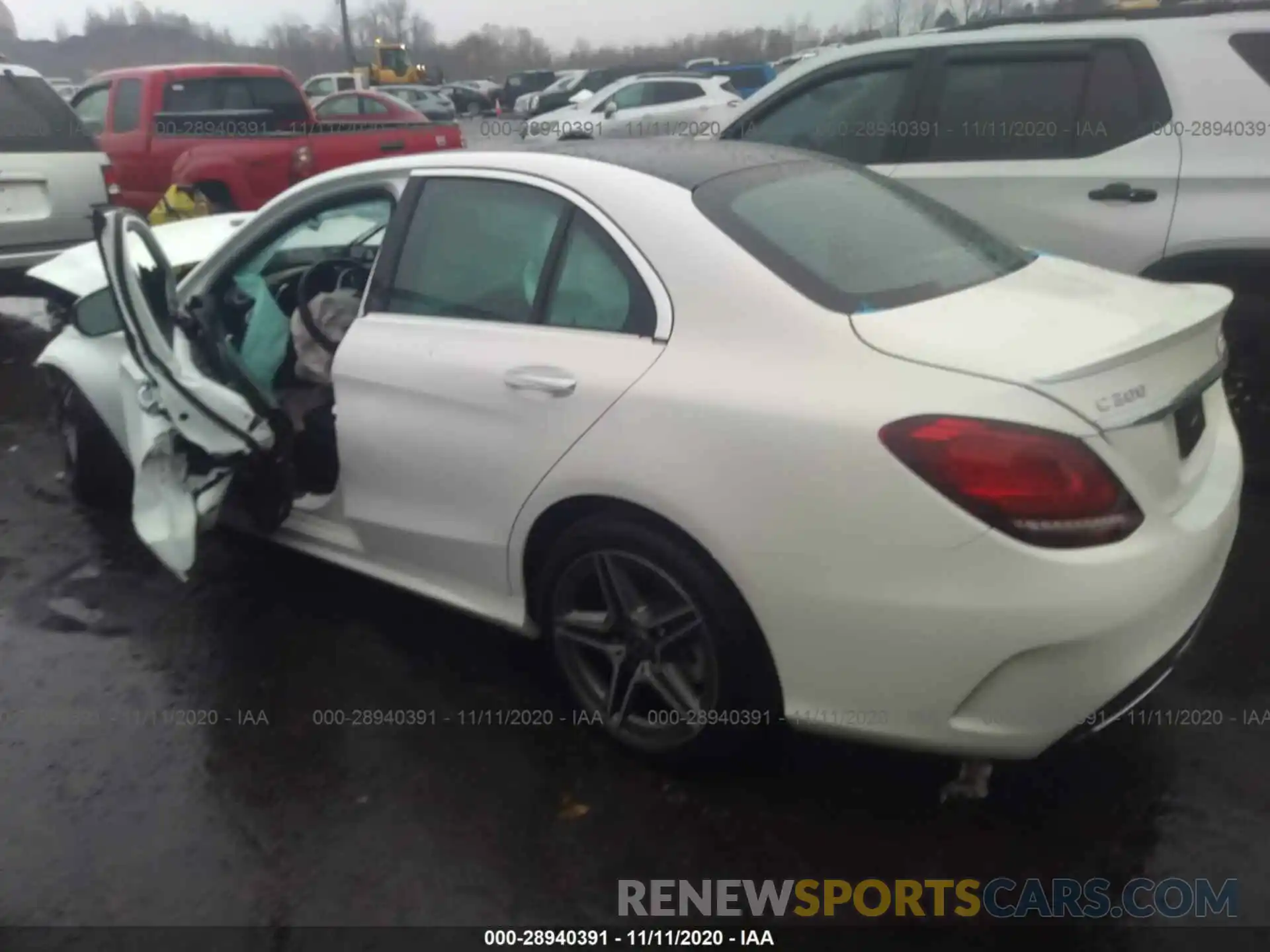 3 Photograph of a damaged car 55SWF8EB8LU326537 MERCEDES-BENZ C-CLASS 2020