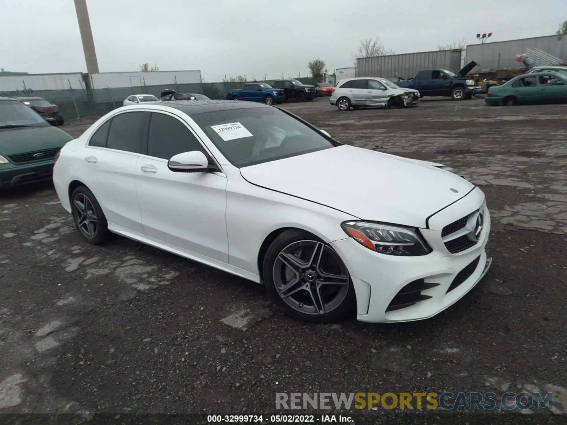 1 Photograph of a damaged car 55SWF8EB8LU326974 MERCEDES-BENZ C-CLASS 2020