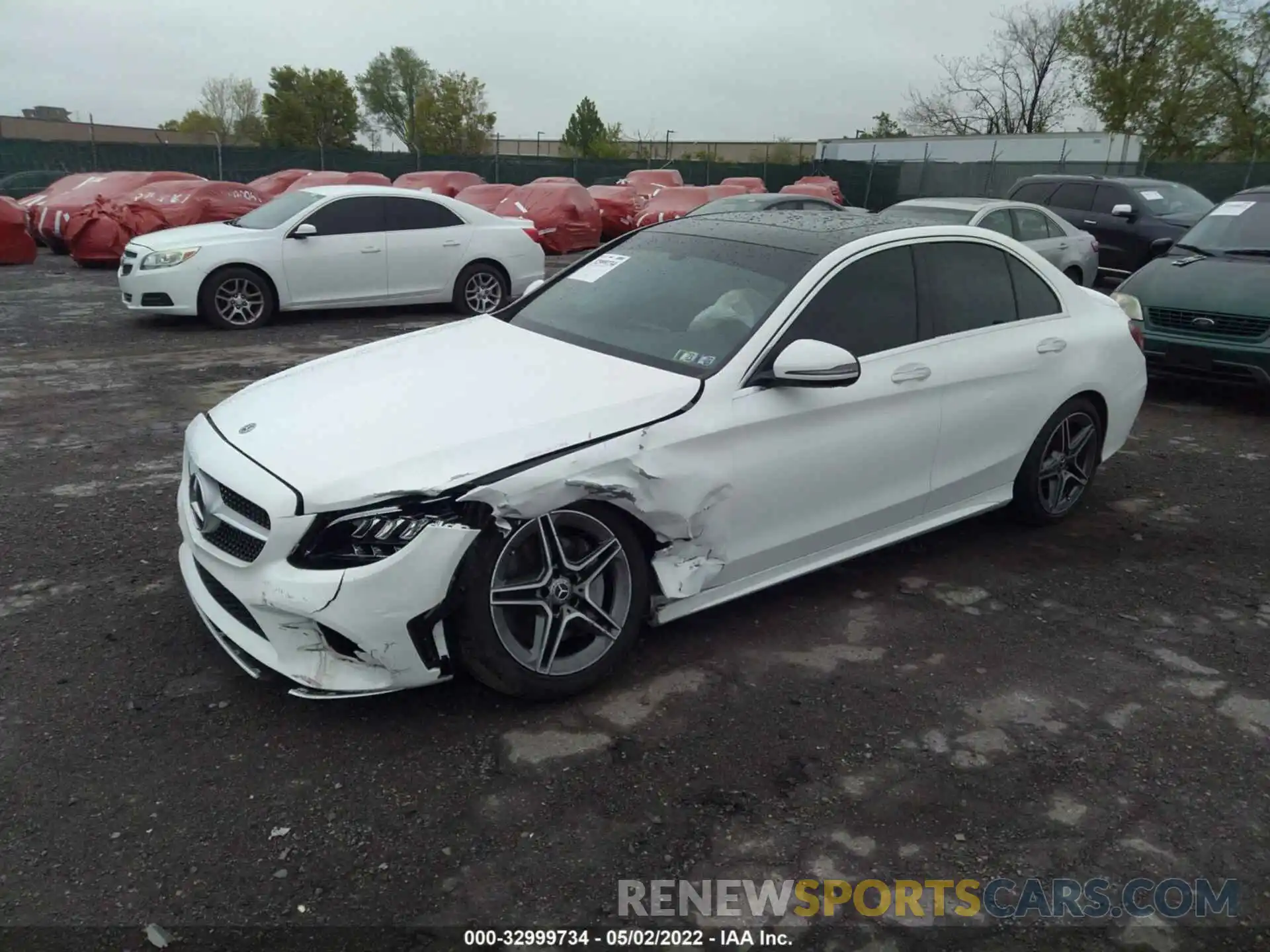 2 Photograph of a damaged car 55SWF8EB8LU326974 MERCEDES-BENZ C-CLASS 2020