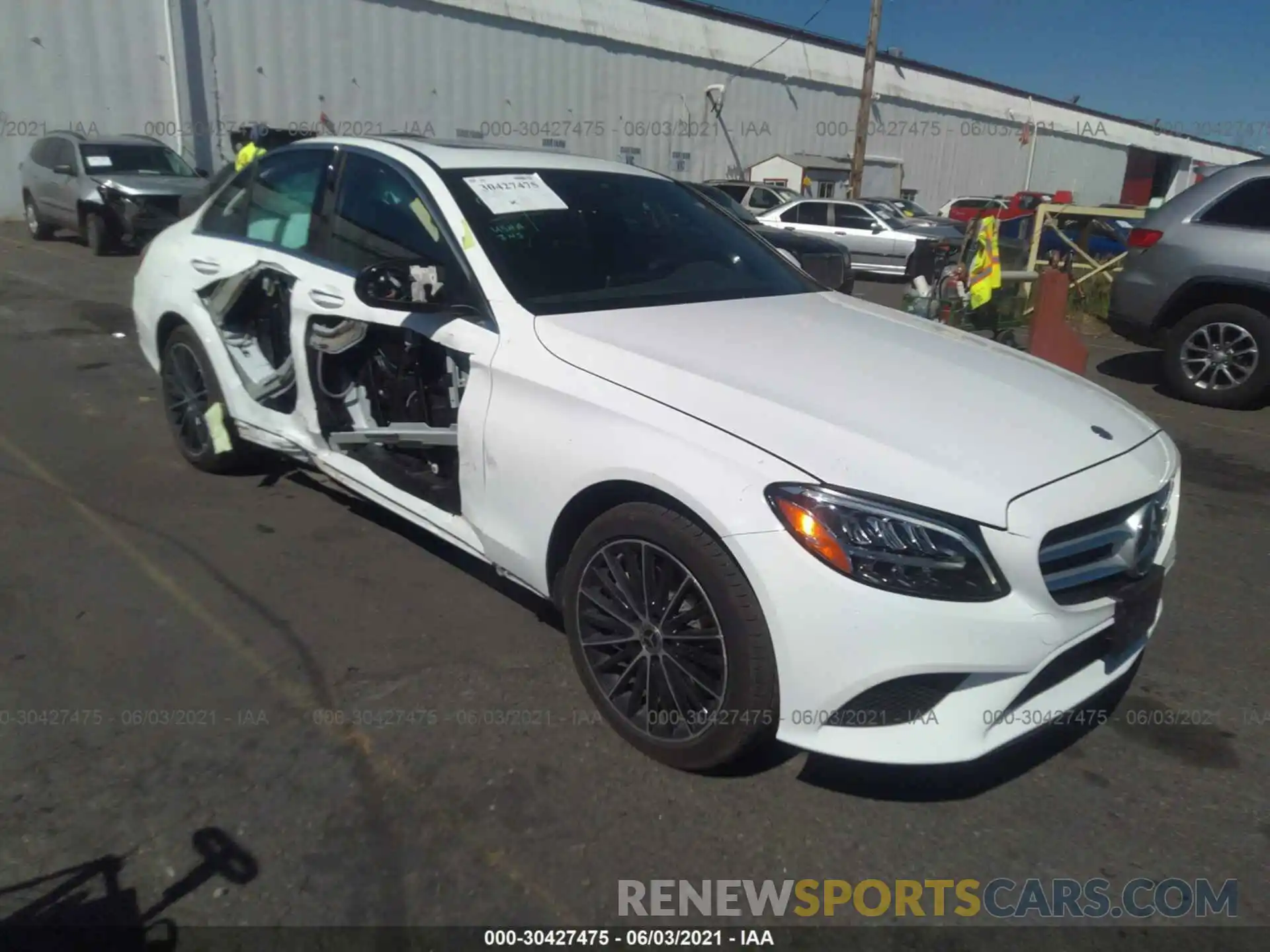 1 Photograph of a damaged car 55SWF8EB9LU325221 MERCEDES-BENZ C-CLASS 2020