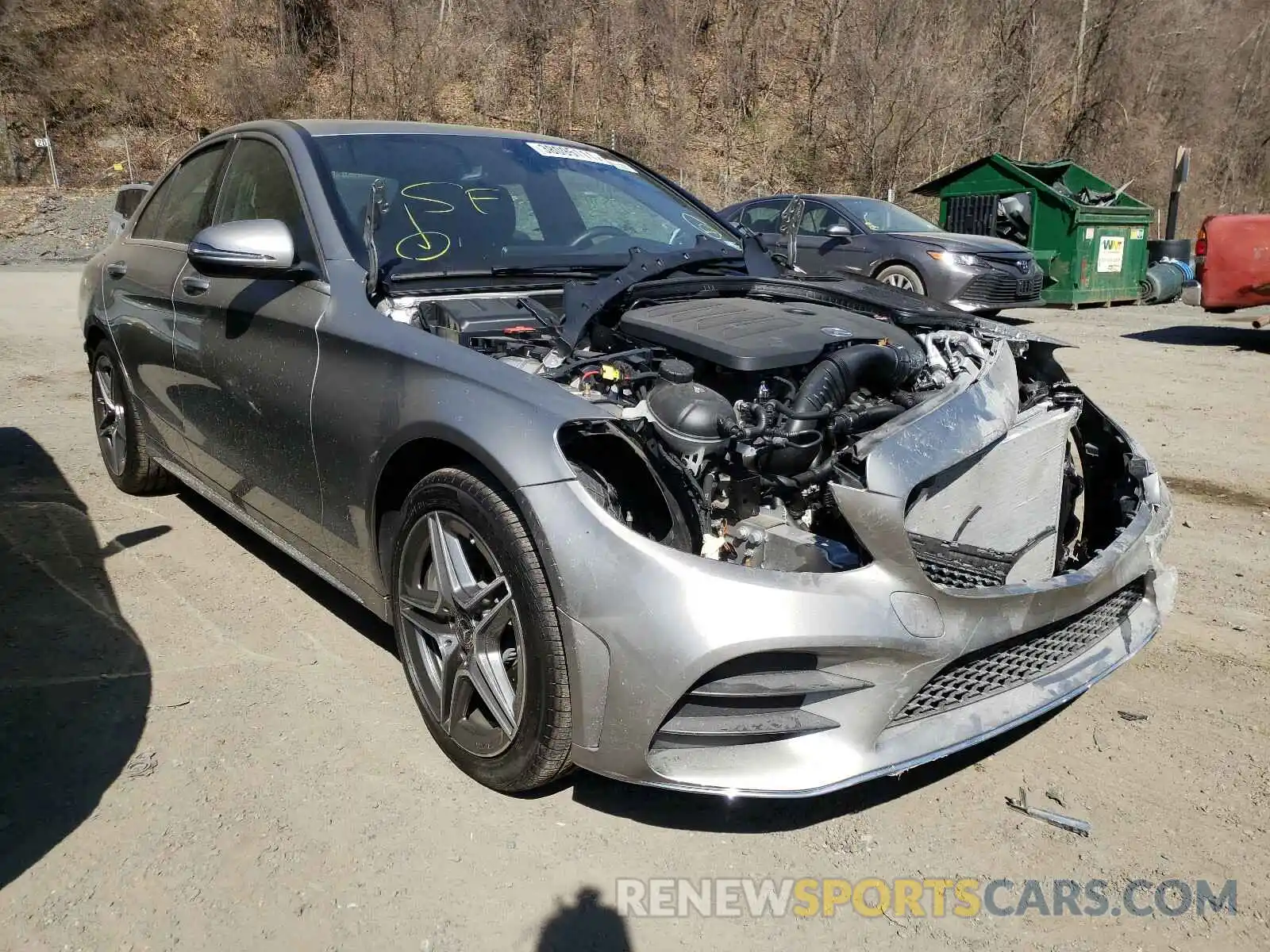 1 Photograph of a damaged car 55SWF8EB9LU325493 MERCEDES-BENZ C CLASS 2020