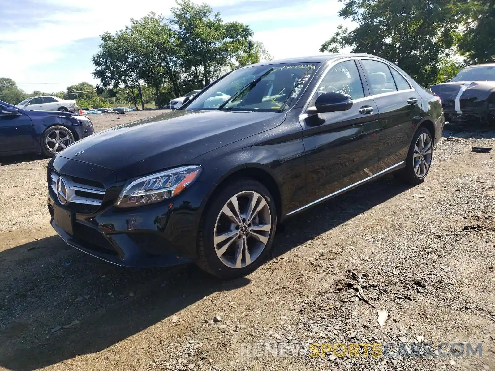 2 Photograph of a damaged car 55SWF8EB9LU326479 MERCEDES-BENZ C-CLASS 2020