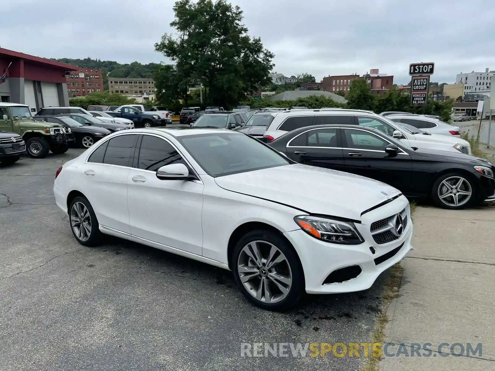 1 Photograph of a damaged car 55SWF8EB9LU326921 MERCEDES-BENZ C-CLASS 2020