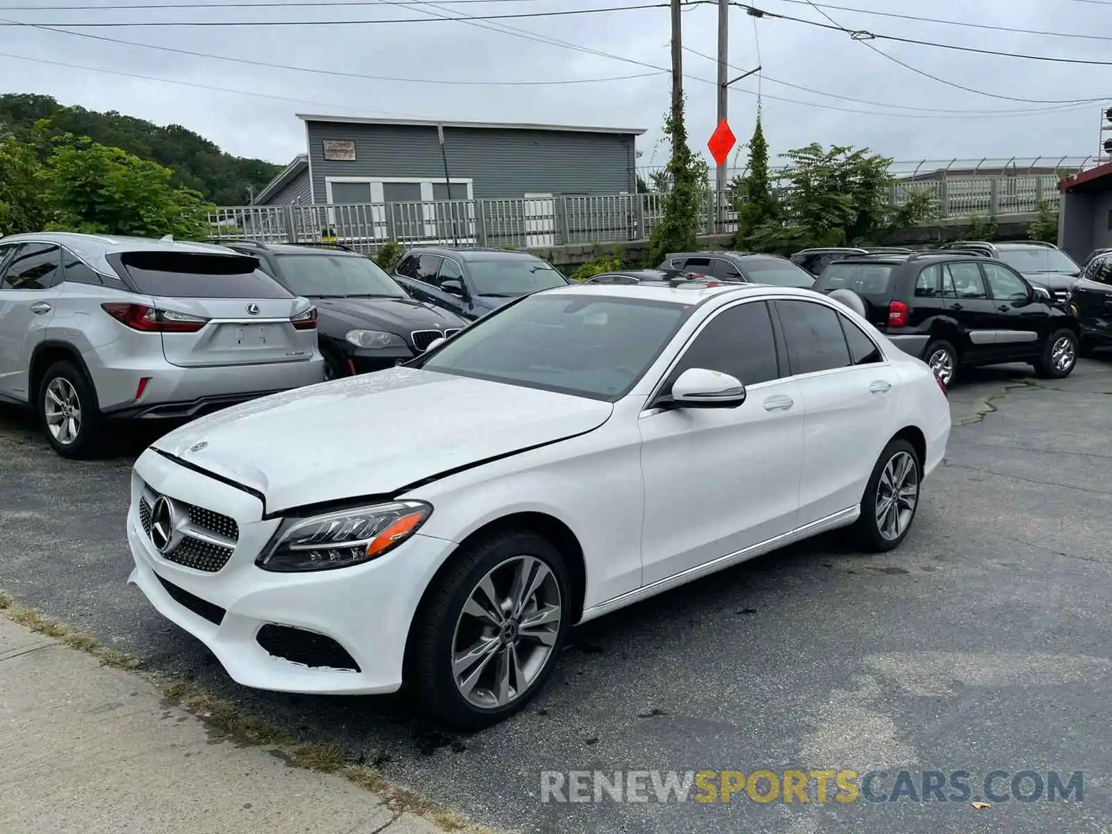 2 Photograph of a damaged car 55SWF8EB9LU326921 MERCEDES-BENZ C-CLASS 2020