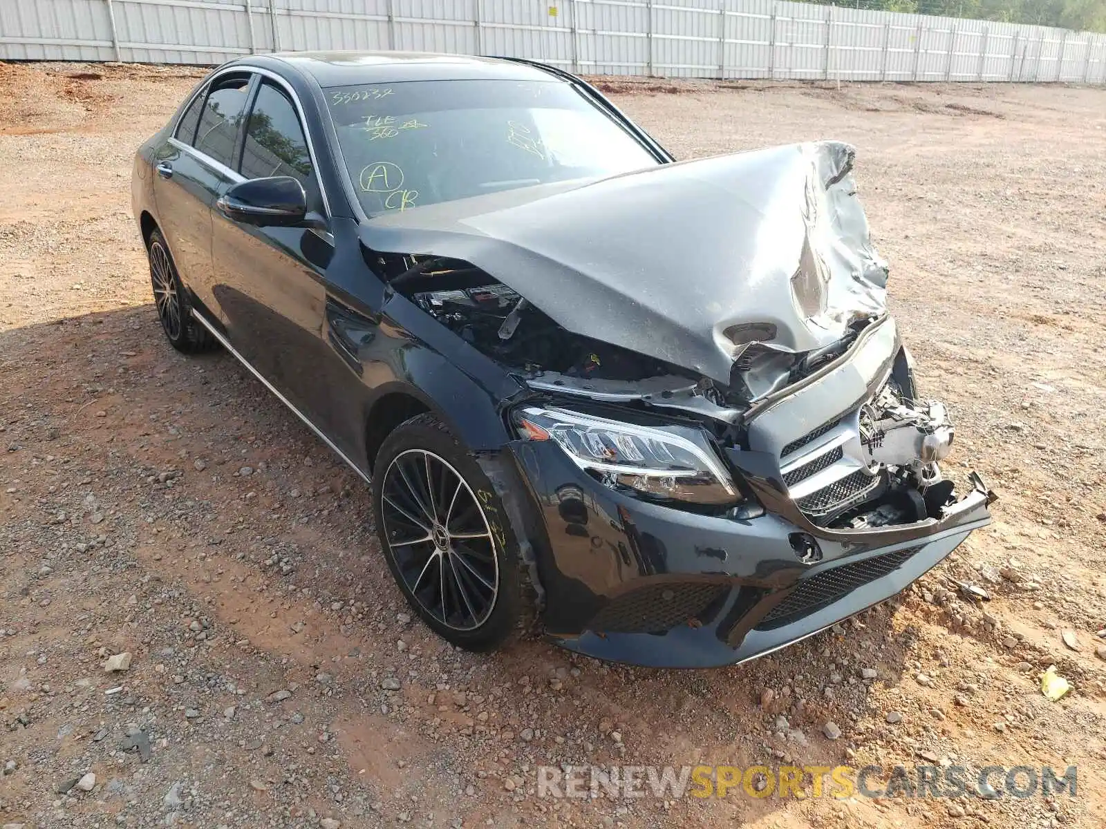 1 Photograph of a damaged car 55SWF8EB9LU330239 MERCEDES-BENZ C-CLASS 2020