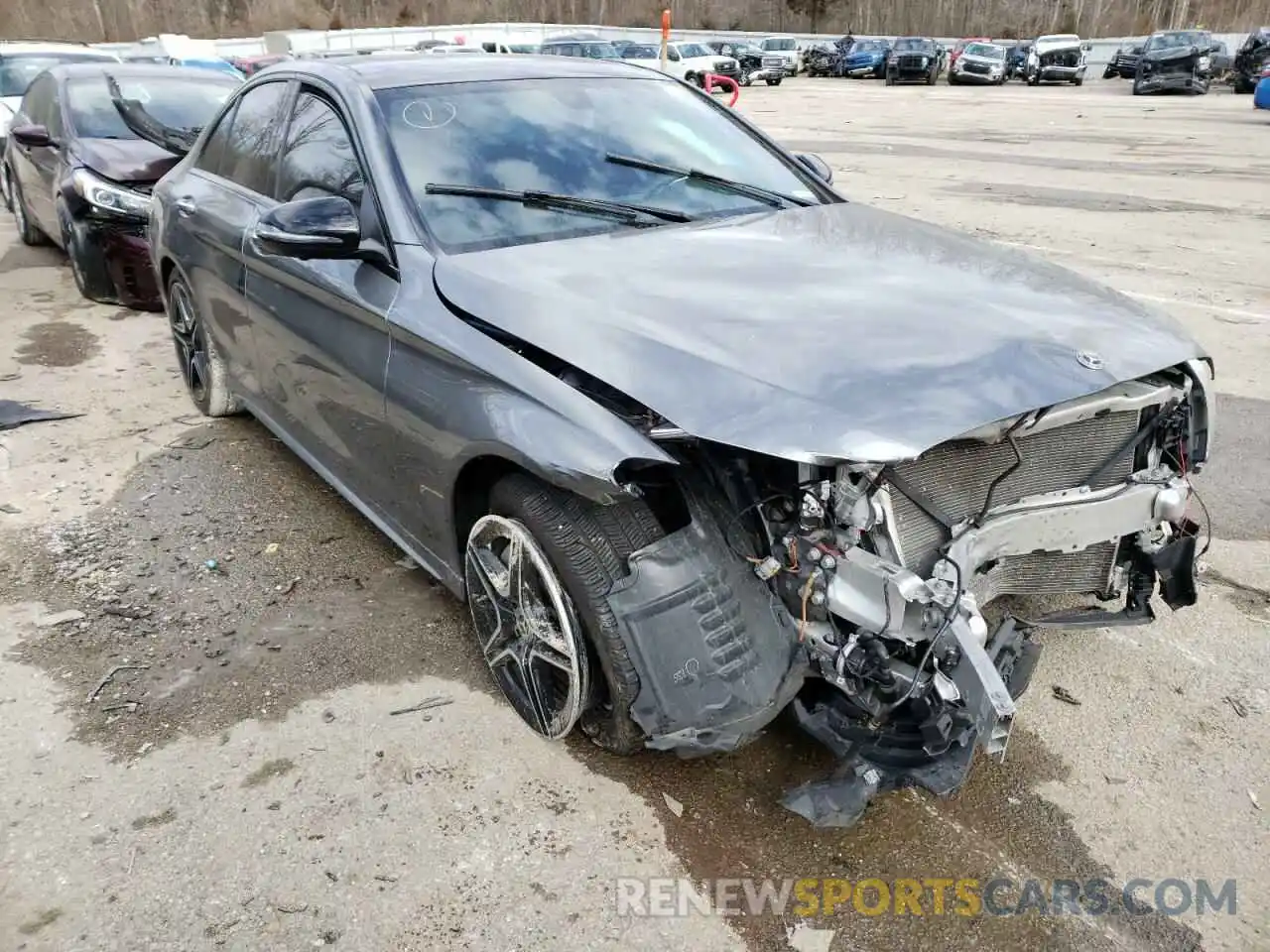 1 Photograph of a damaged car 55SWF8EBXLU323252 MERCEDES-BENZ C-CLASS 2020