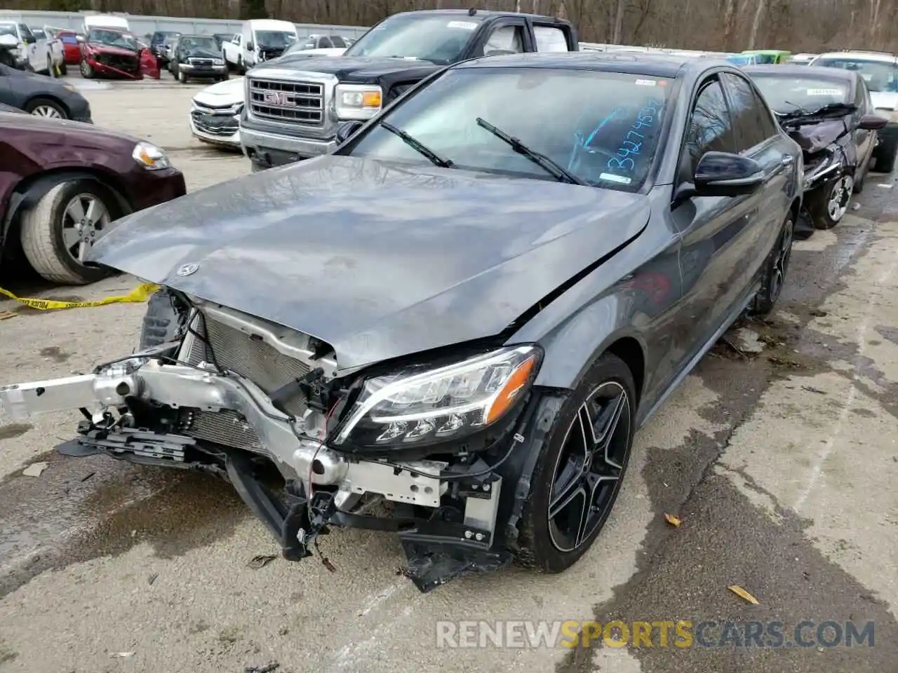 2 Photograph of a damaged car 55SWF8EBXLU323252 MERCEDES-BENZ C-CLASS 2020