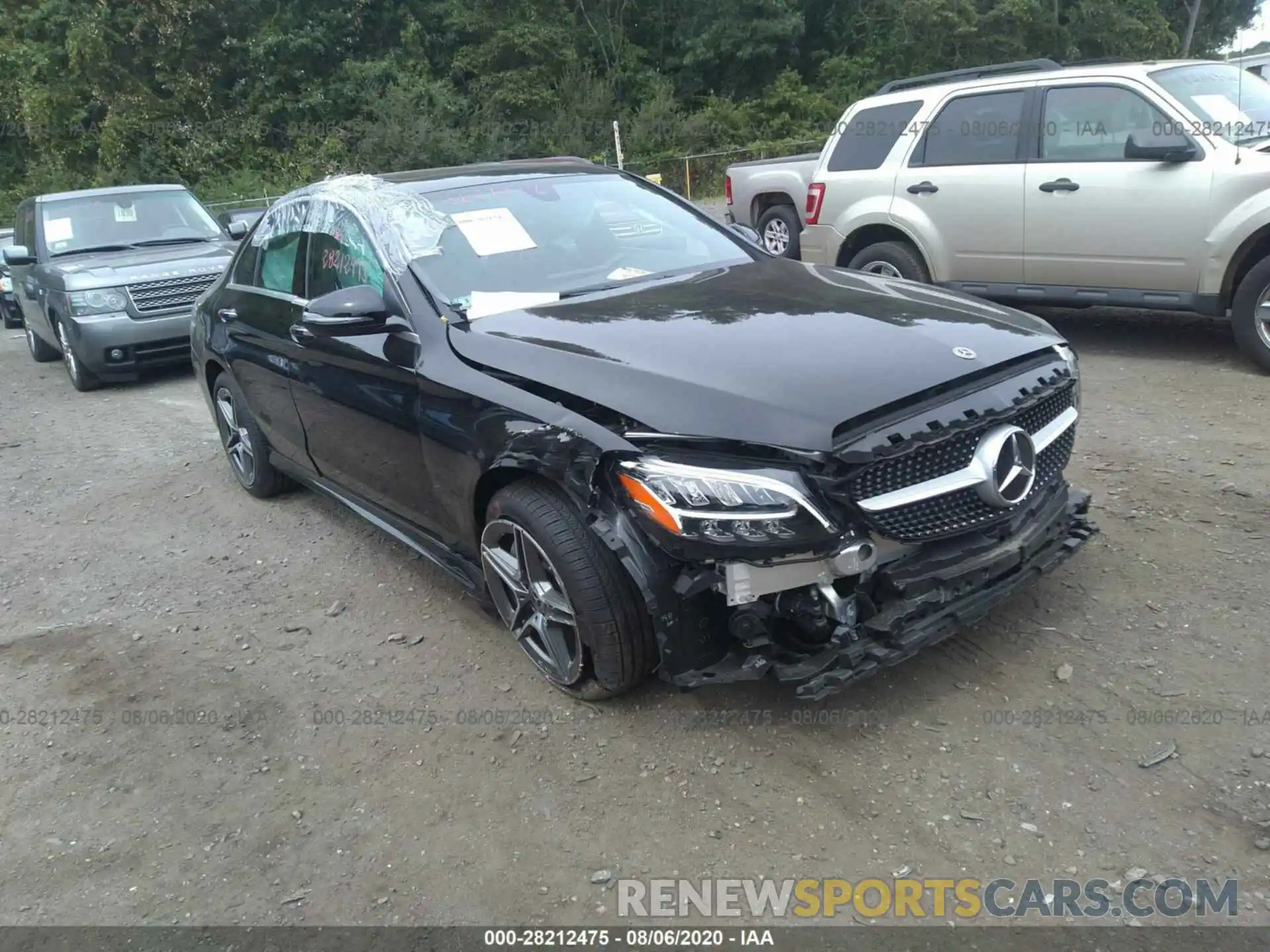 1 Photograph of a damaged car 55SWF8EBXLU326183 MERCEDES-BENZ C-CLASS 2020