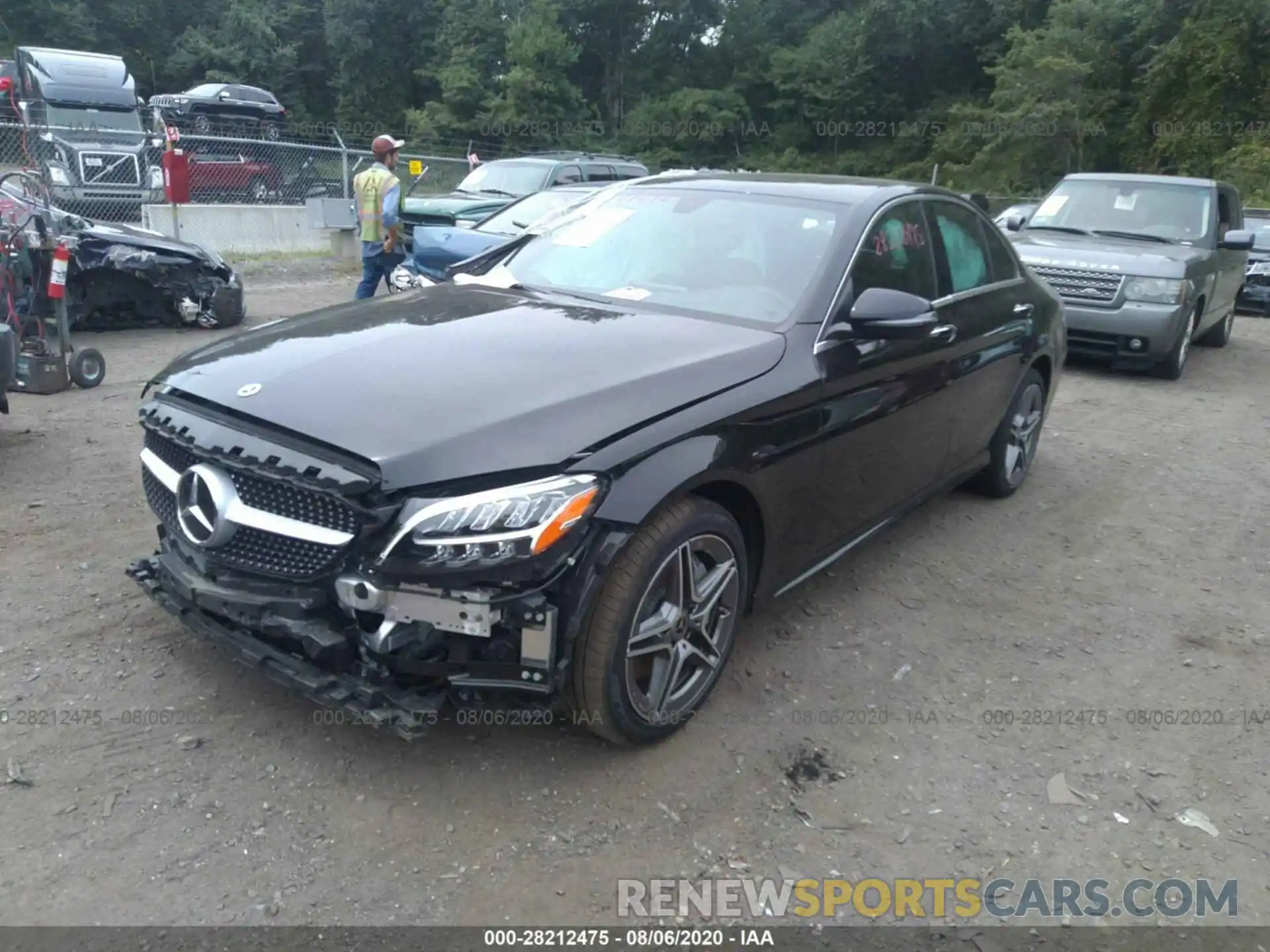 2 Photograph of a damaged car 55SWF8EBXLU326183 MERCEDES-BENZ C-CLASS 2020