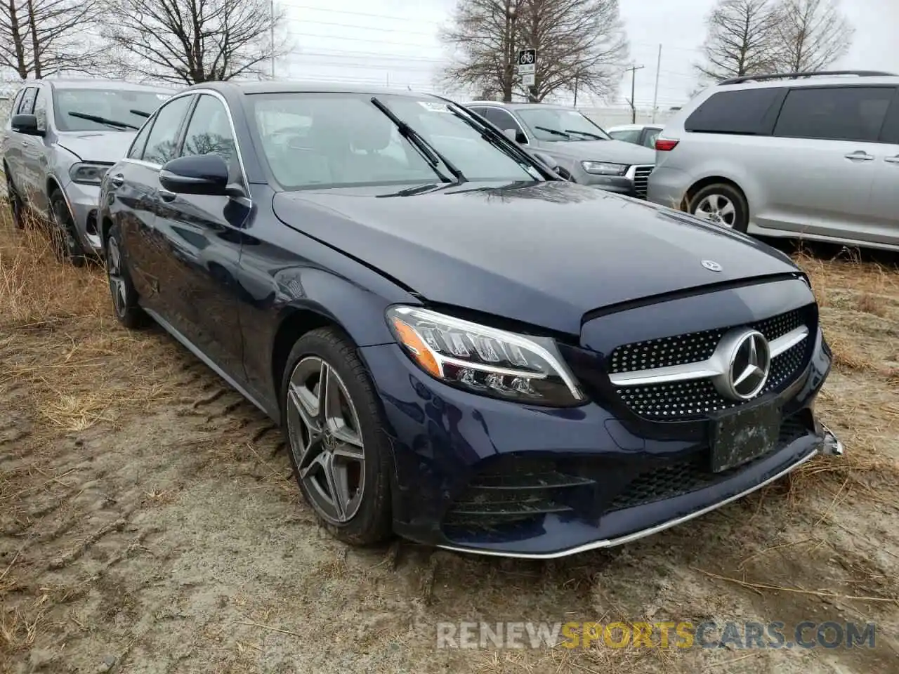 1 Photograph of a damaged car 55SWF8EBXLU326586 MERCEDES-BENZ C-CLASS 2020