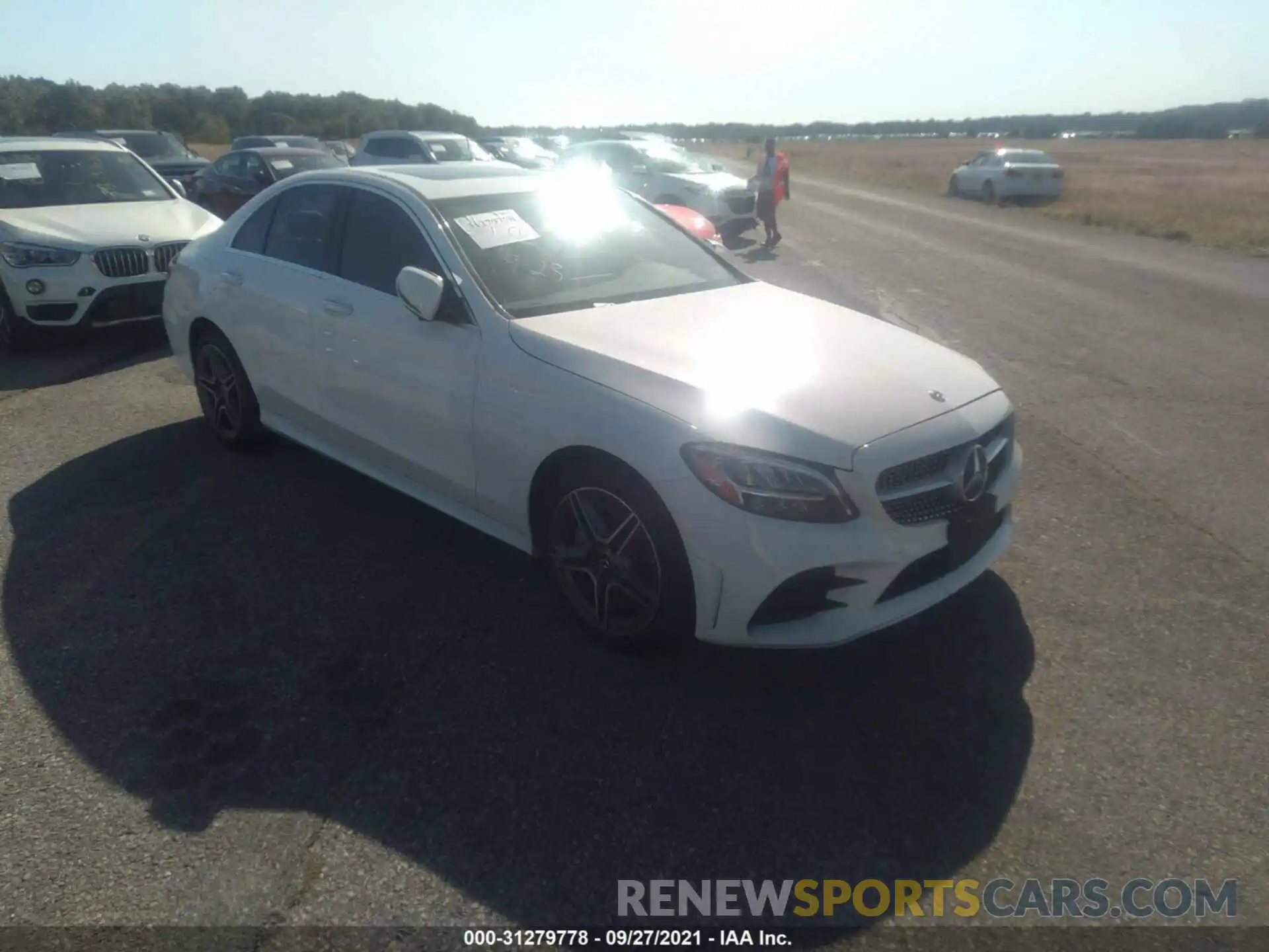 1 Photograph of a damaged car 55SWF8EBXLU327379 MERCEDES-BENZ C-CLASS 2020