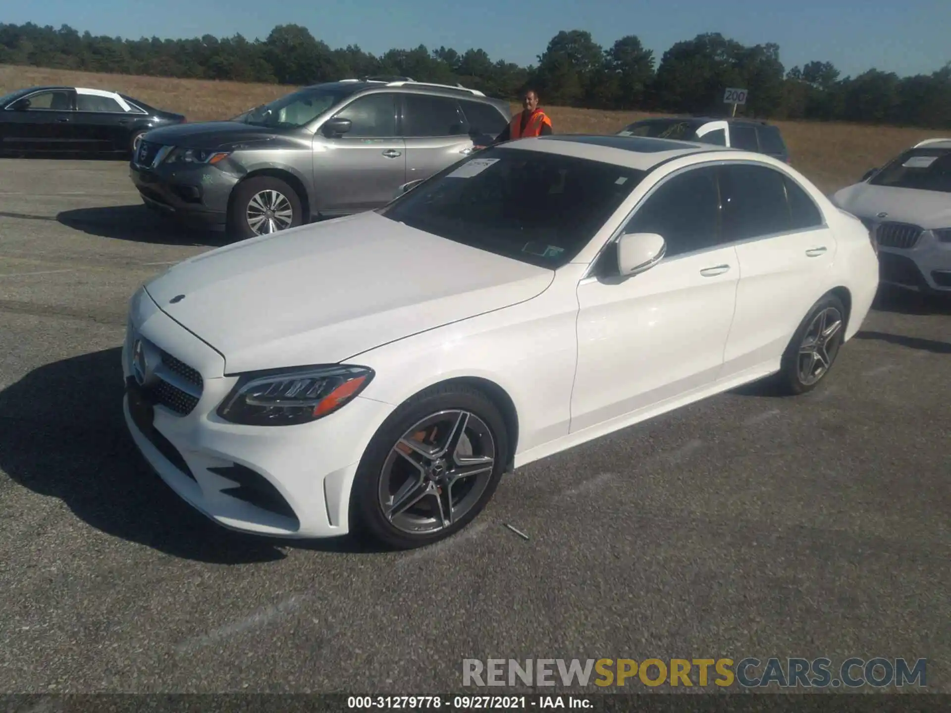 2 Photograph of a damaged car 55SWF8EBXLU327379 MERCEDES-BENZ C-CLASS 2020