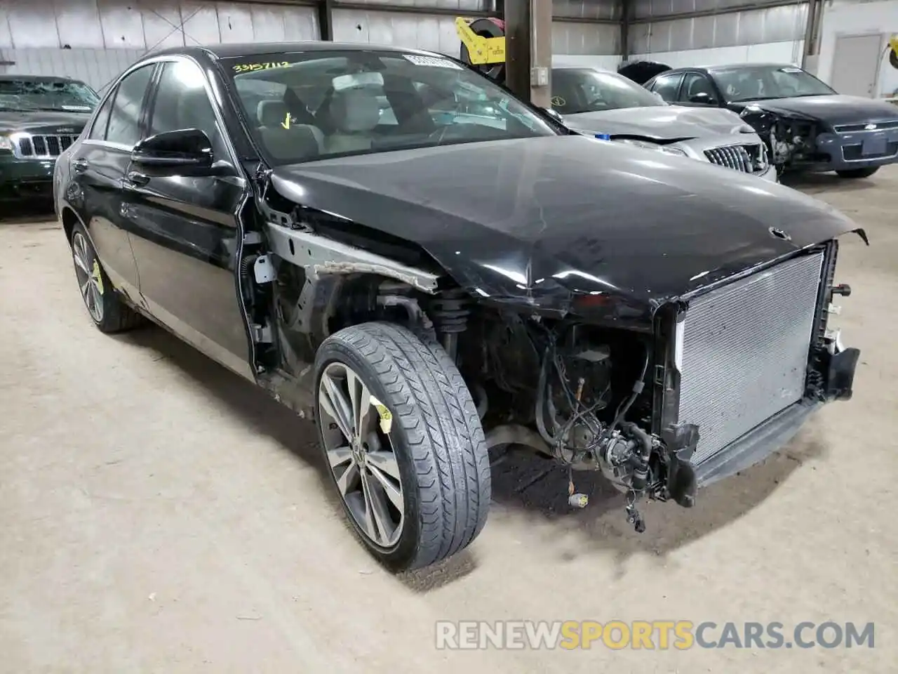 1 Photograph of a damaged car 55SWF8EBXLU327401 MERCEDES-BENZ C-CLASS 2020