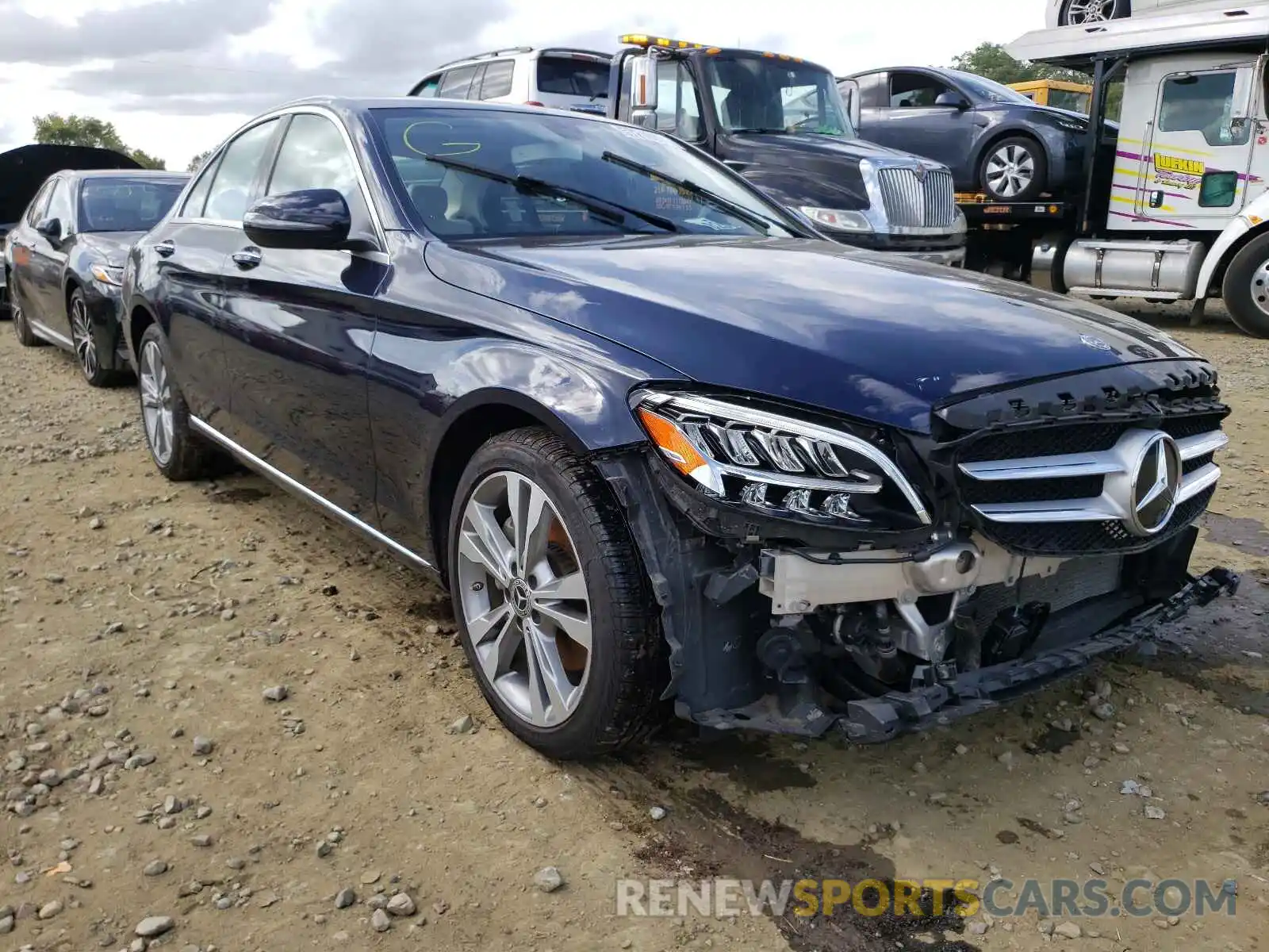 1 Photograph of a damaged car 55SWF8EBXLU330329 MERCEDES-BENZ C-CLASS 2020