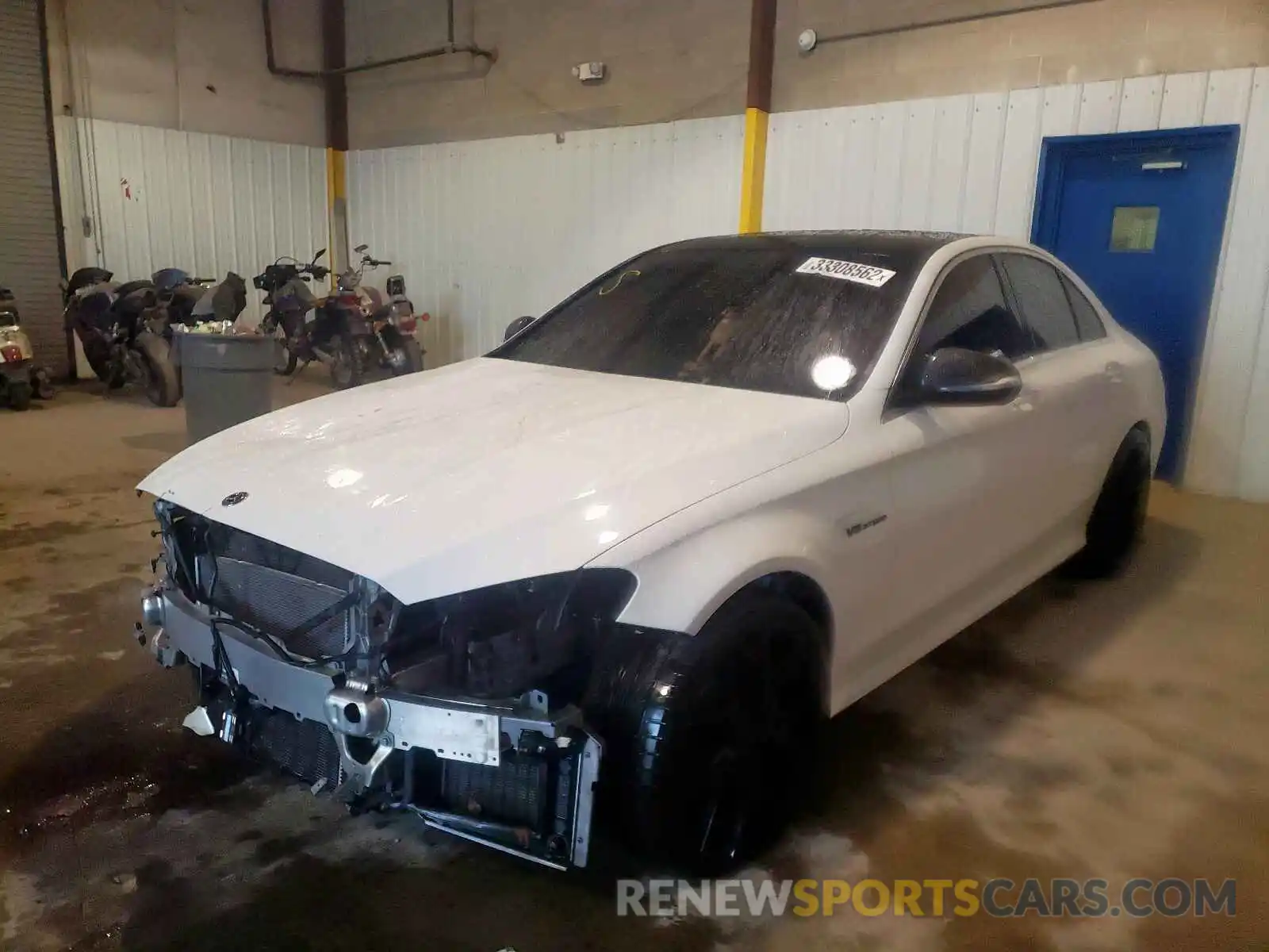 2 Photograph of a damaged car 55SWF8GB2LU332394 MERCEDES-BENZ C-CLASS 2020