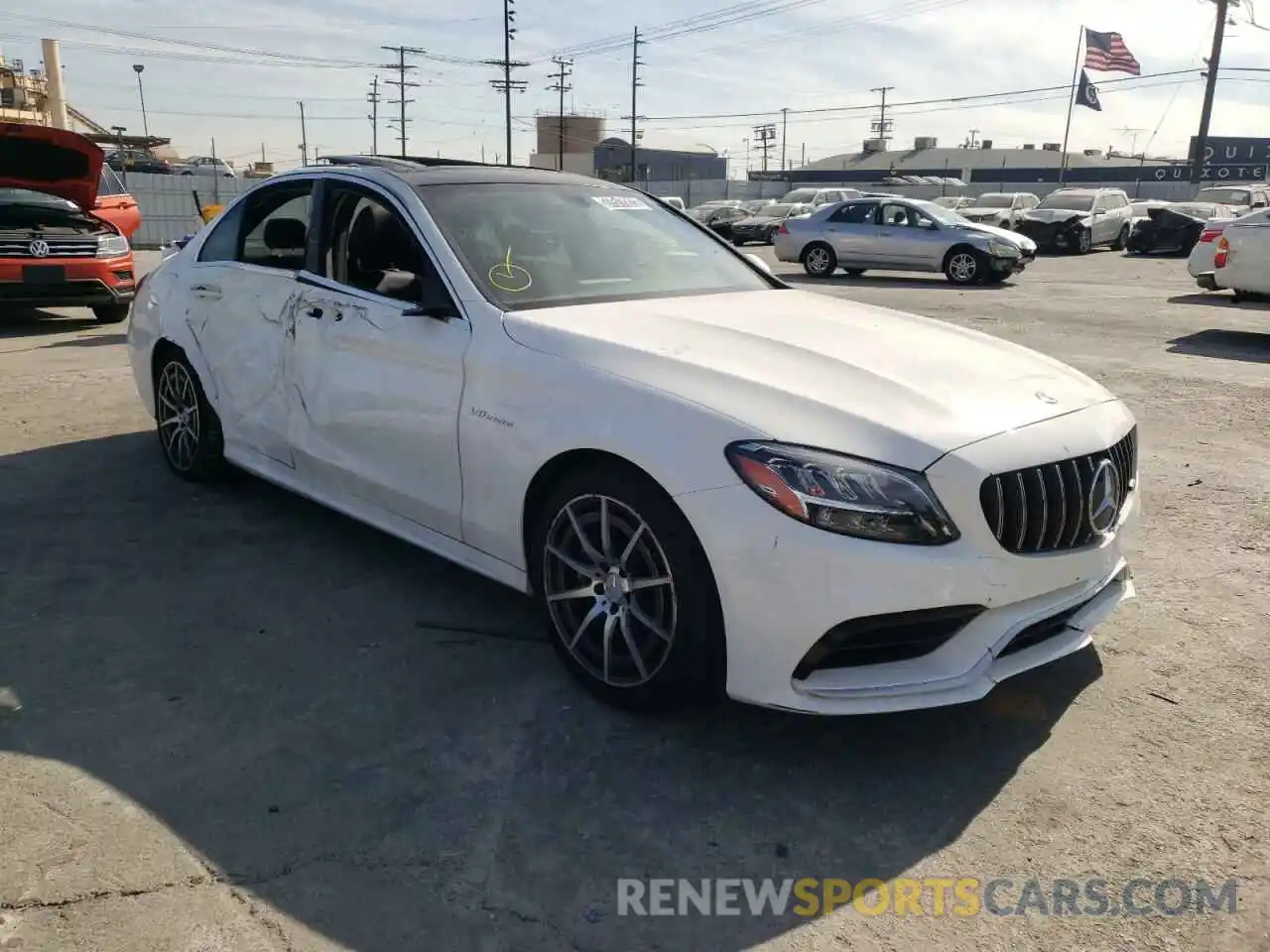 1 Photograph of a damaged car 55SWF8GB6LU332480 MERCEDES-BENZ C-CLASS 2020