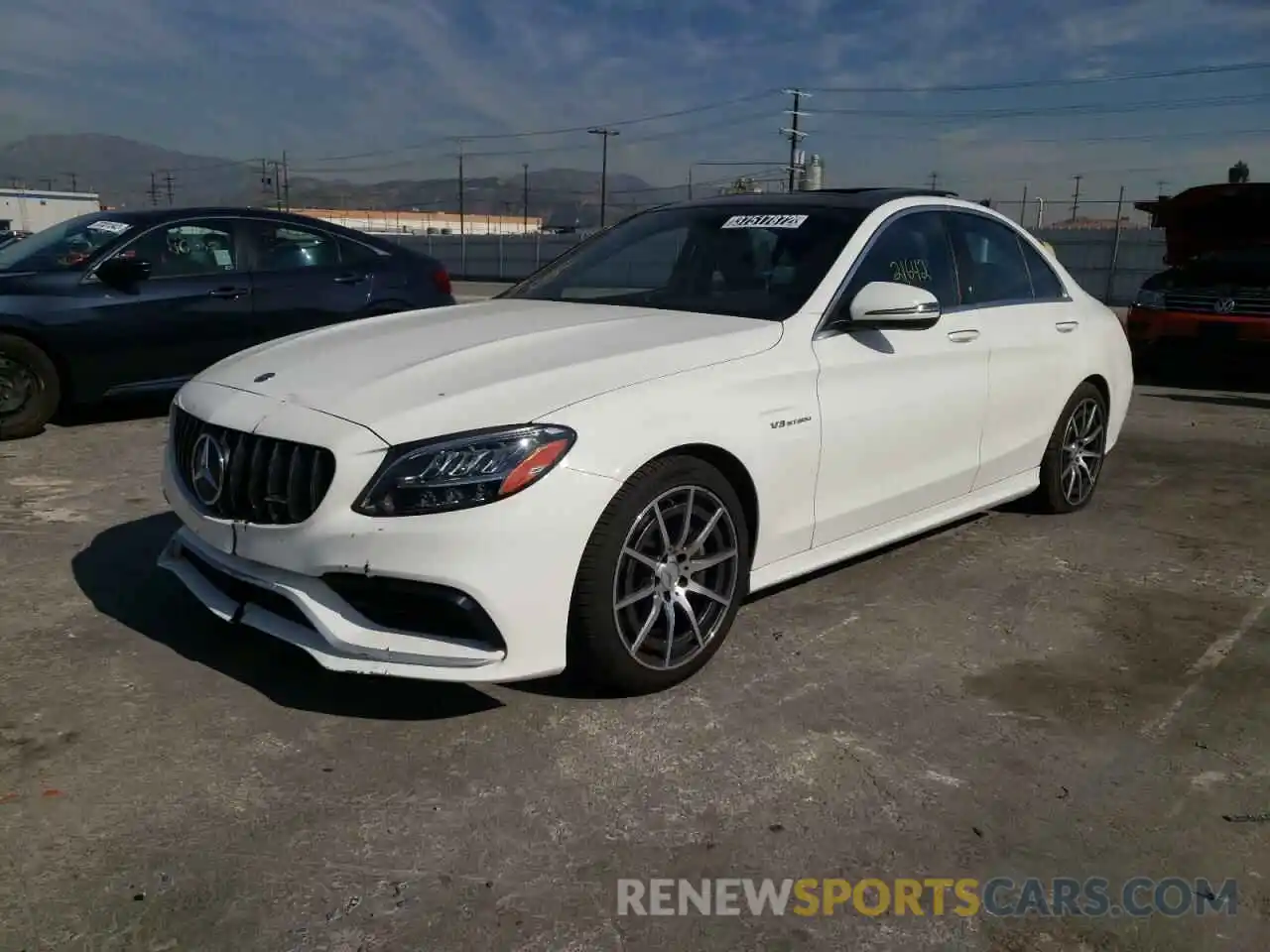 2 Photograph of a damaged car 55SWF8GB6LU332480 MERCEDES-BENZ C-CLASS 2020