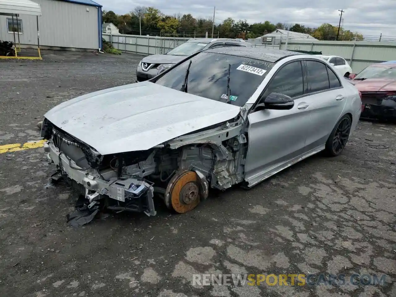 2 Photograph of a damaged car 55SWF8GBXLU329405 MERCEDES-BENZ C-CLASS 2020